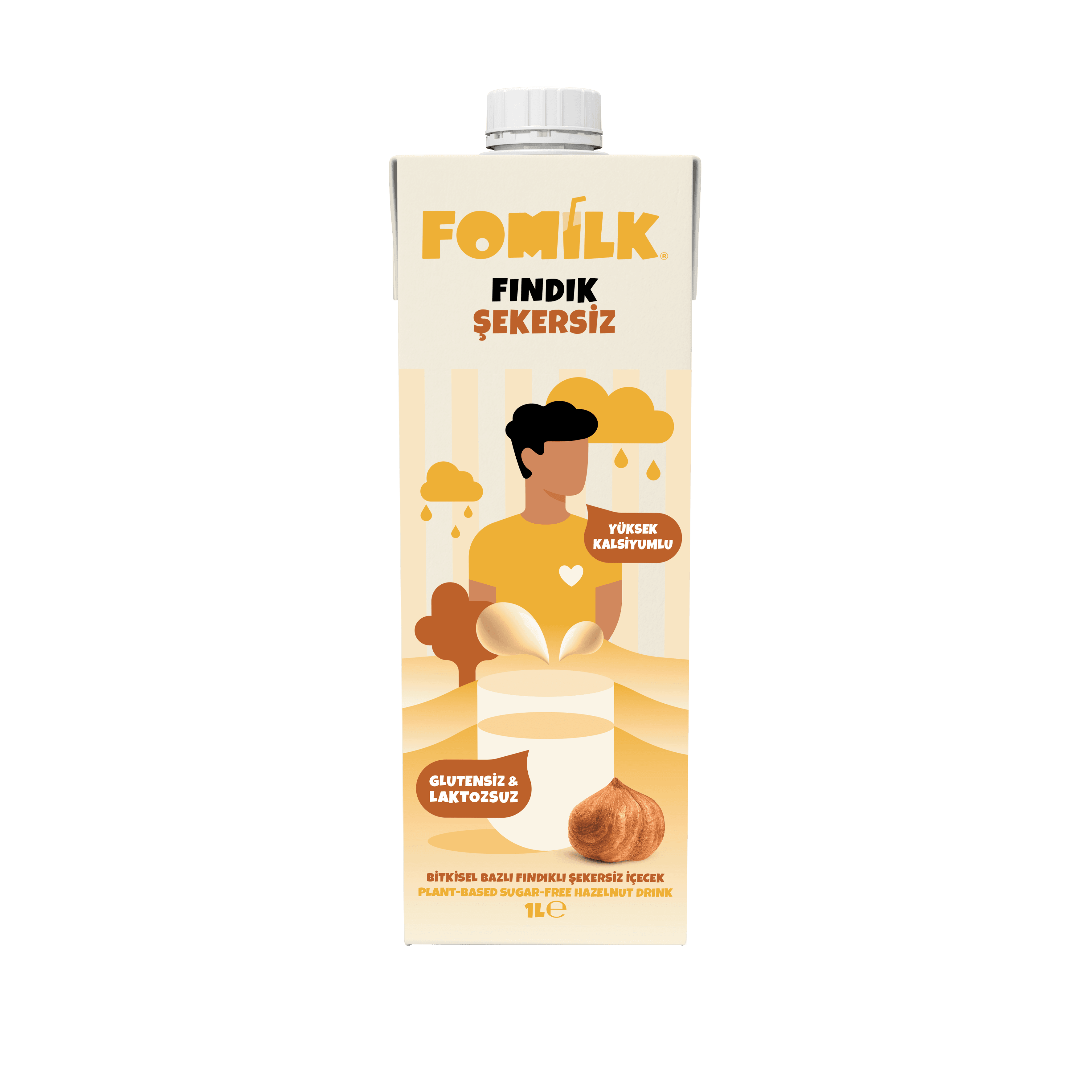 FINDIK ŞEKERSİZ 1 L X 12 ADET