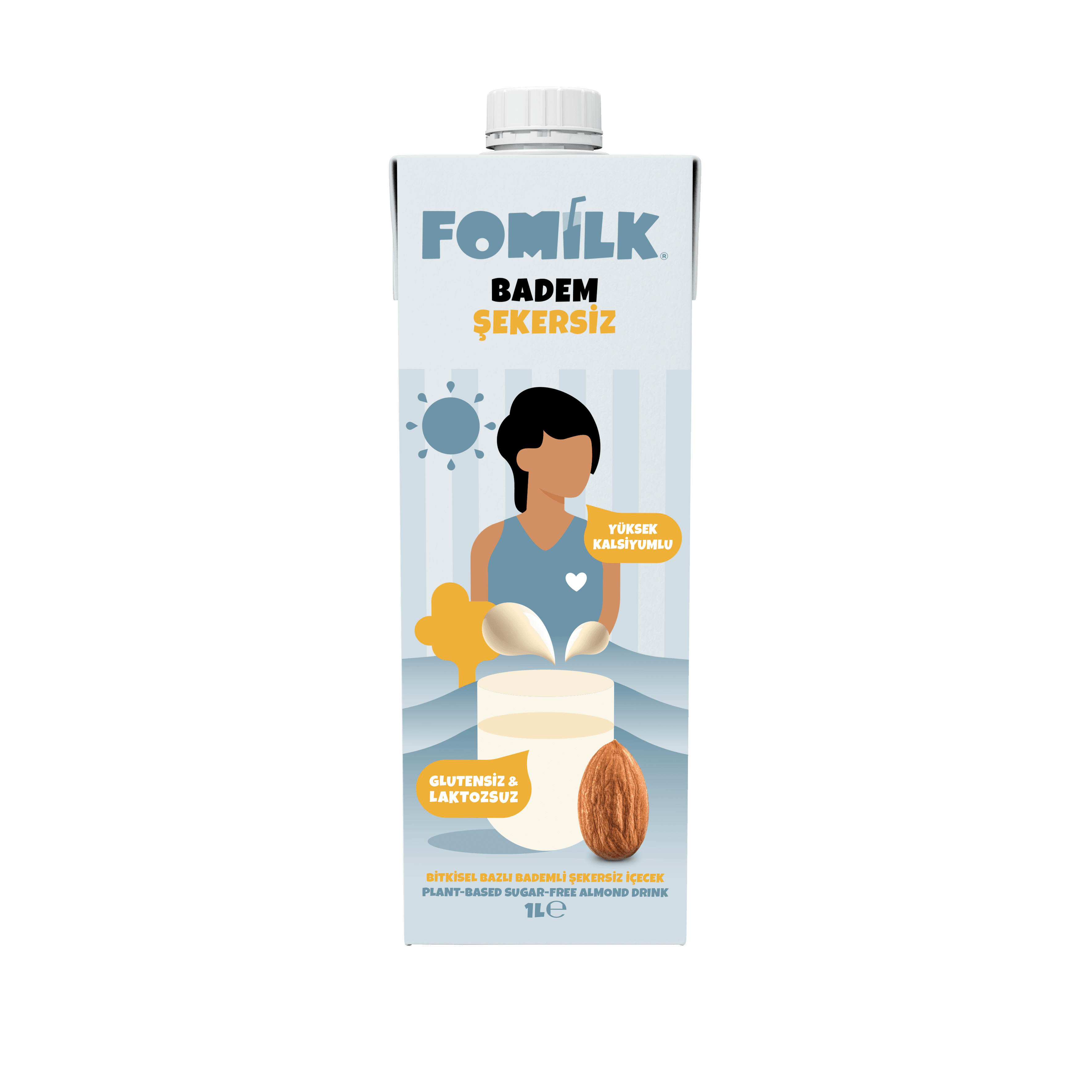 BADEM ŞEKERSİZ 1 L X 12 ADET