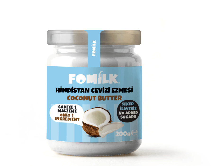 FOMİLK %100 HİNDİSTAN CEVİZİ EZMESİ / COCONUT BUTTER 200G