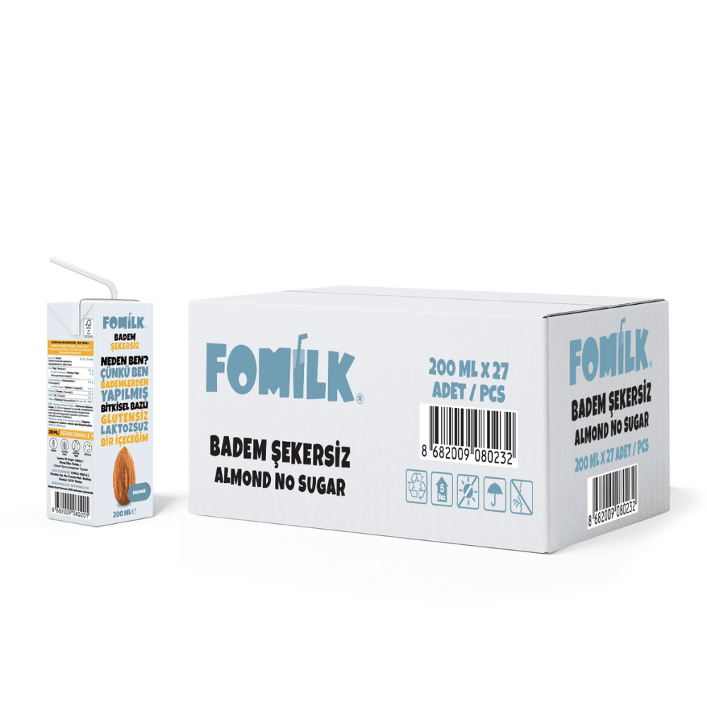 BADEM ŞEKERSİZ 200ML X 27 ADET