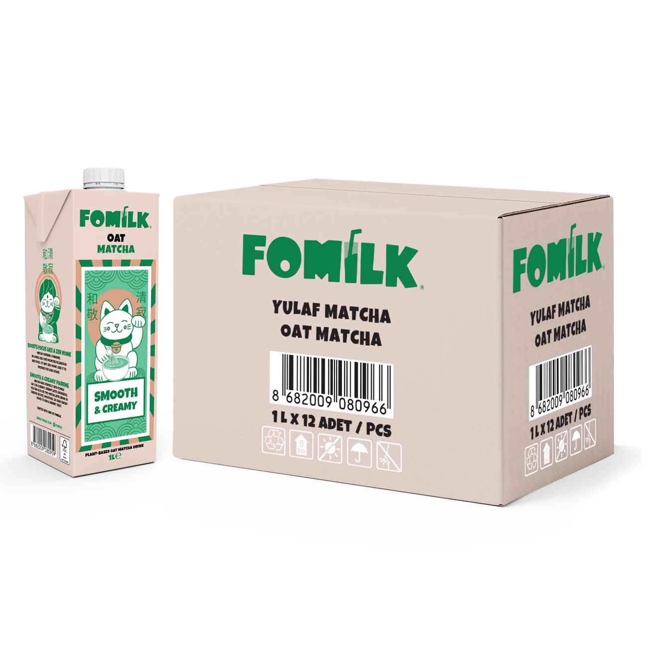 YULAF MATCHA 1 L X 12 ADET