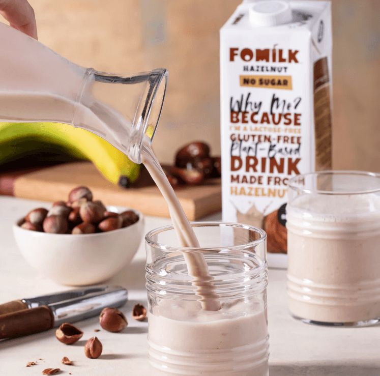 FOMİLK BİTKİSEL BAZLI ŞEKERSİZ FINDIK İÇECEĞİ 200 ML