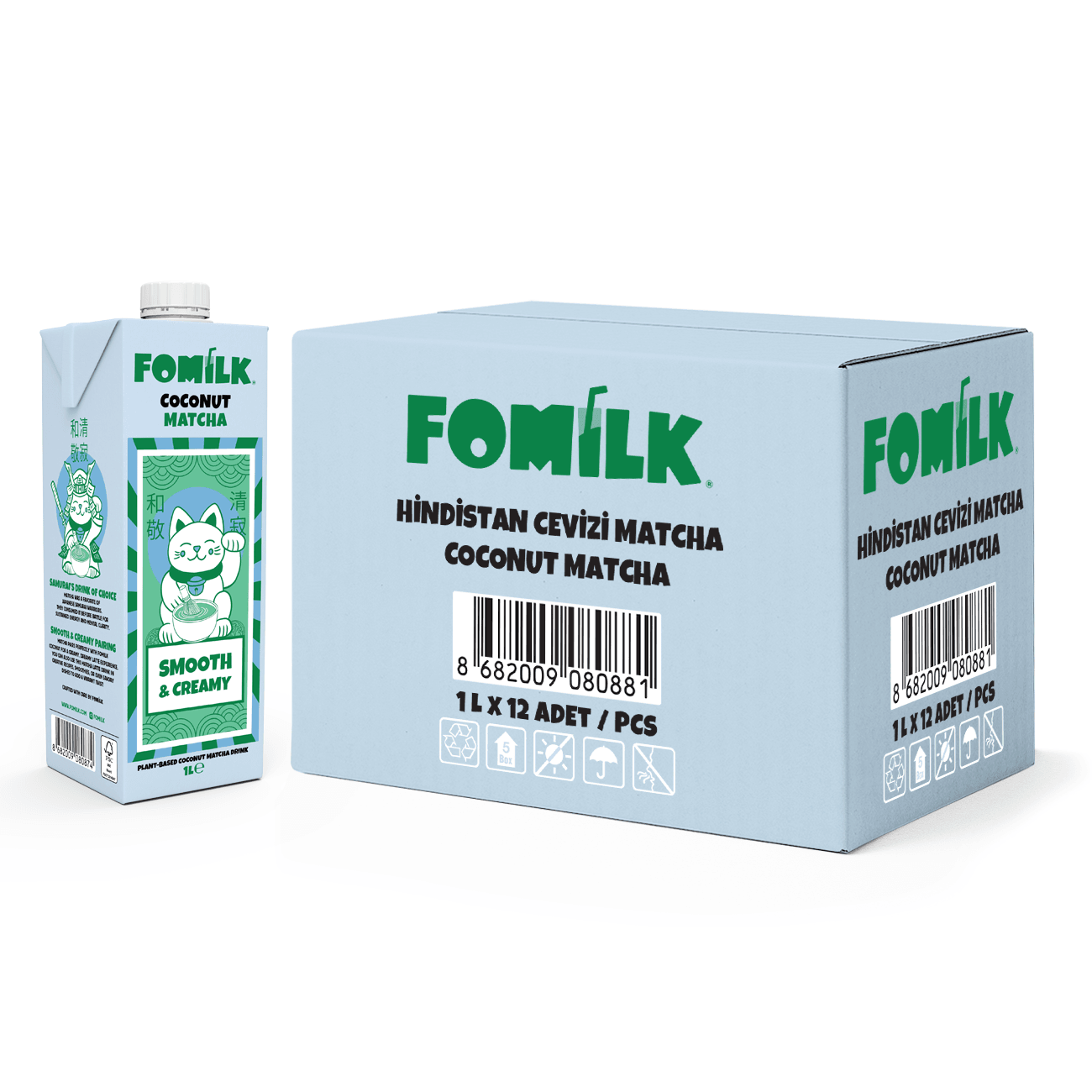 HİNDİSTAN CEVİZİ MATCHA 1 L X 12 ADET