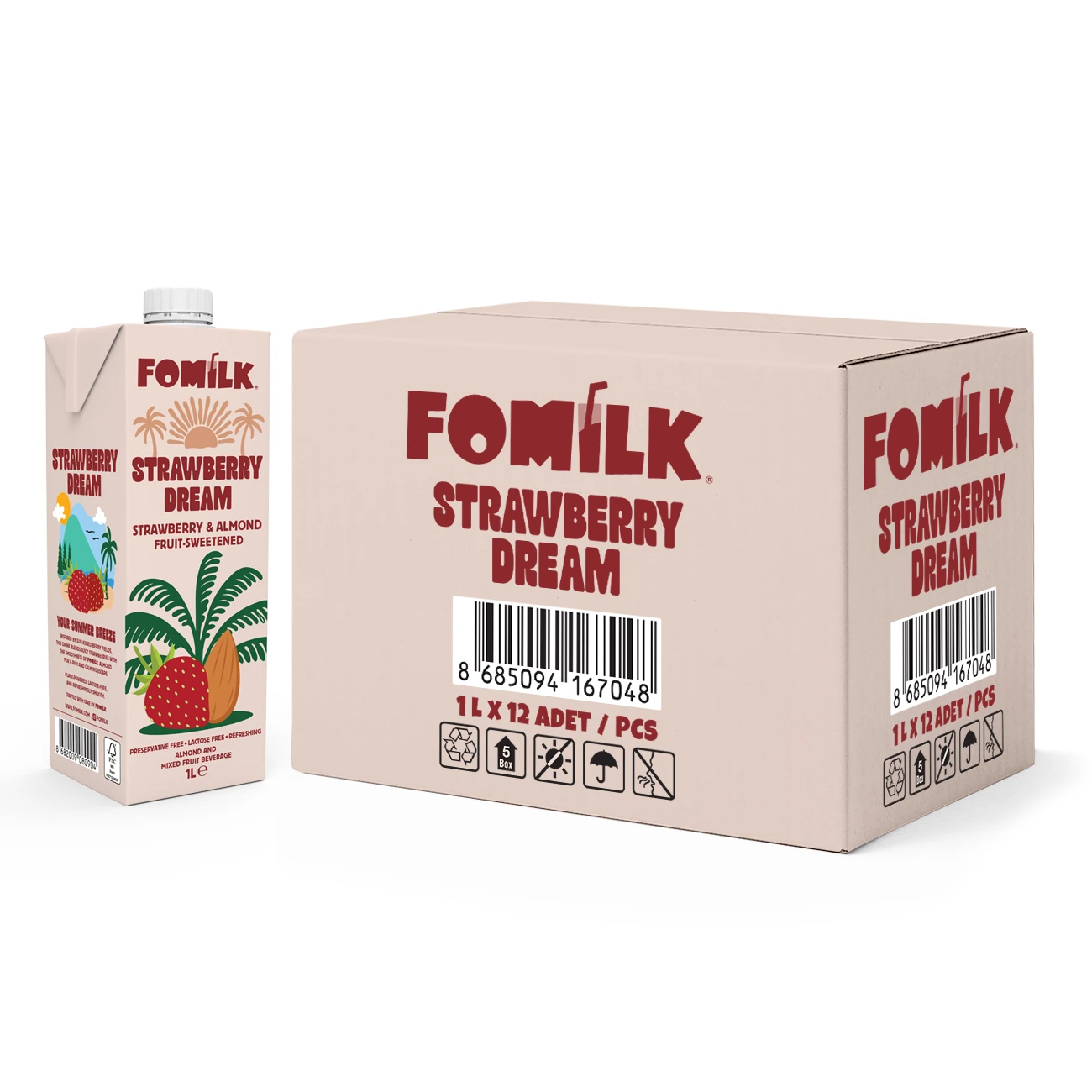 STRAWBERRY DREAM 1 L X 12 ADET