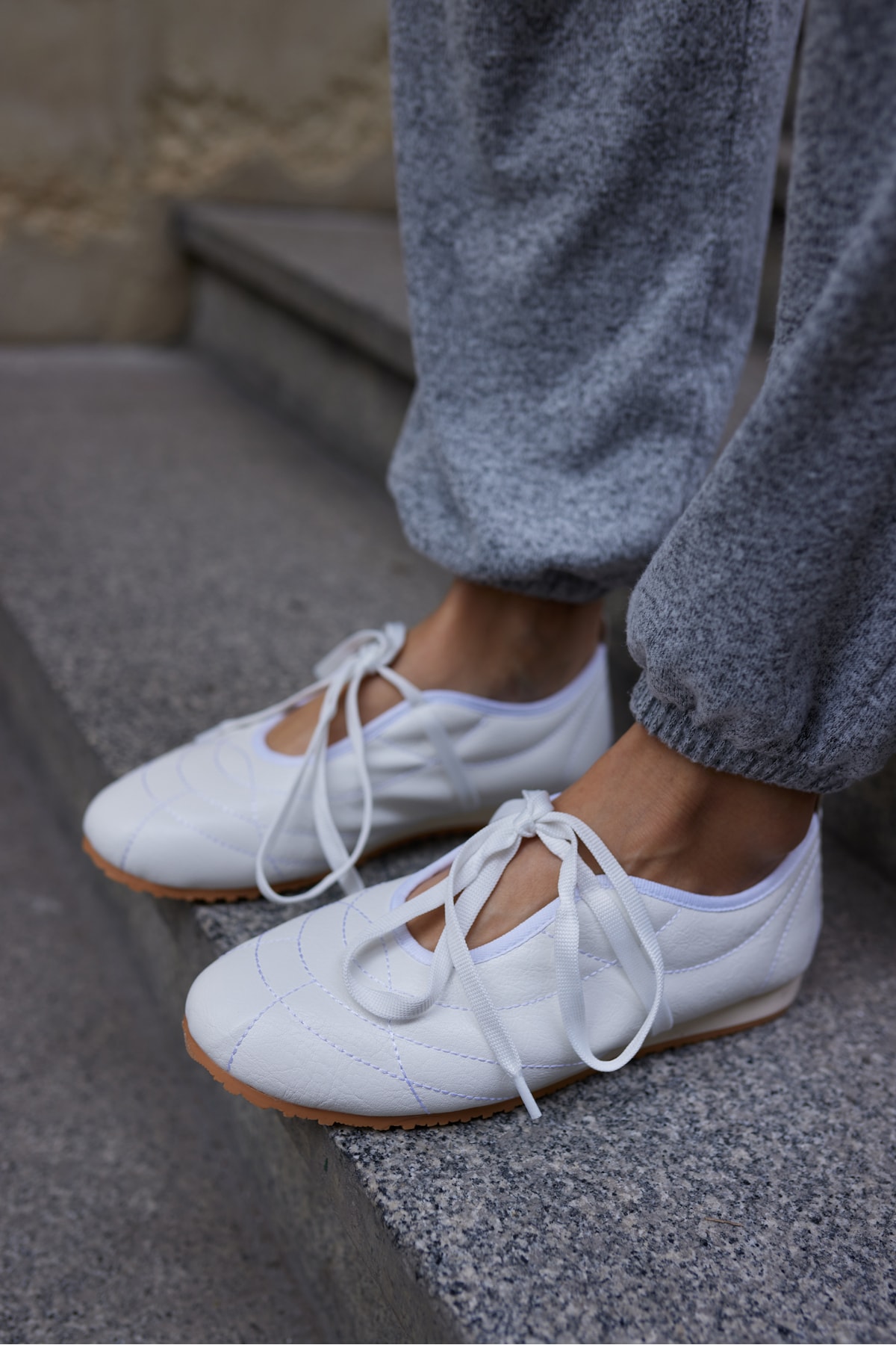 NAMES KADIN BEYAZ BAGCIK DETAY SNEAKER