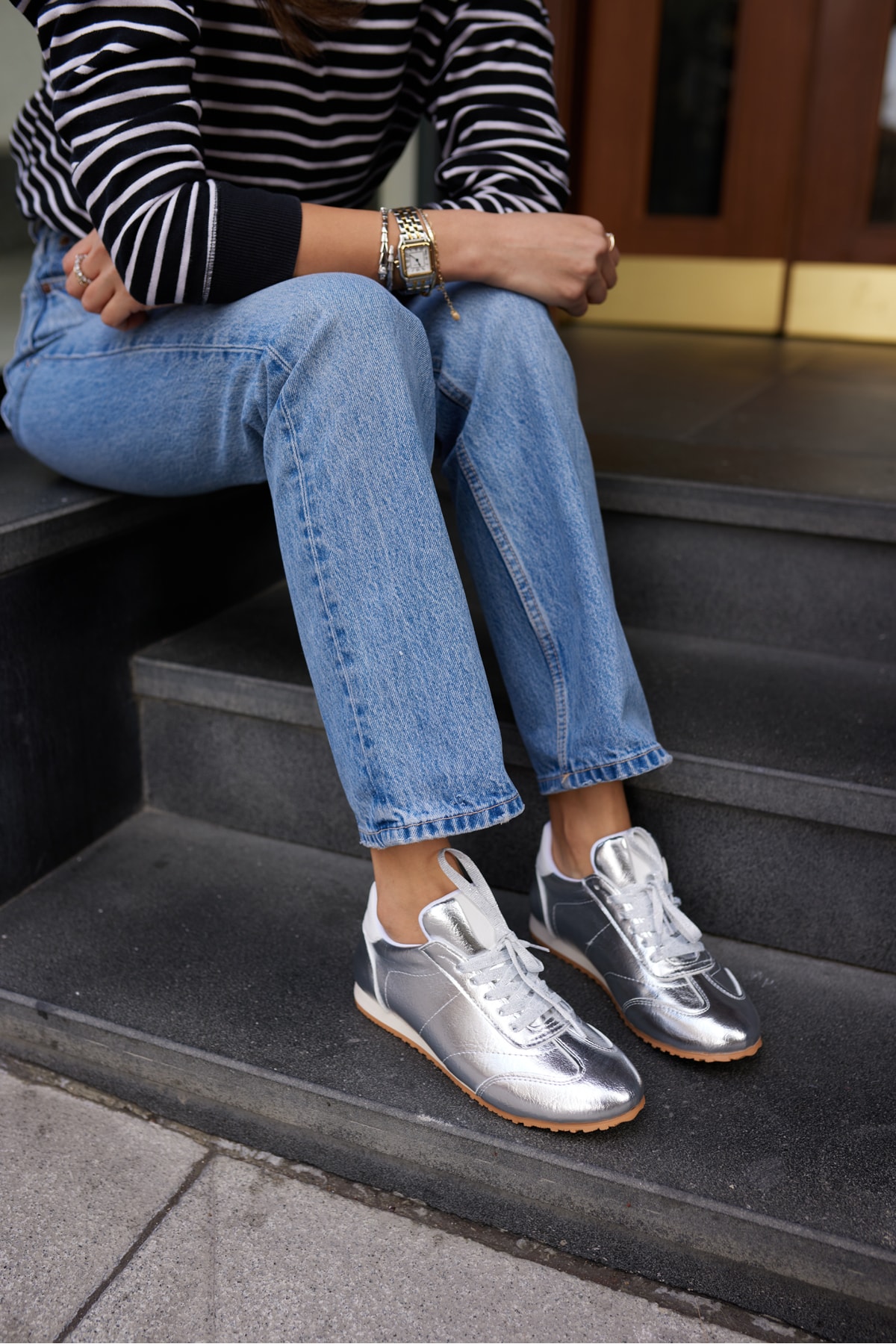 TİAGO KADIN GUMUS BAGCIKLI SNEAKER