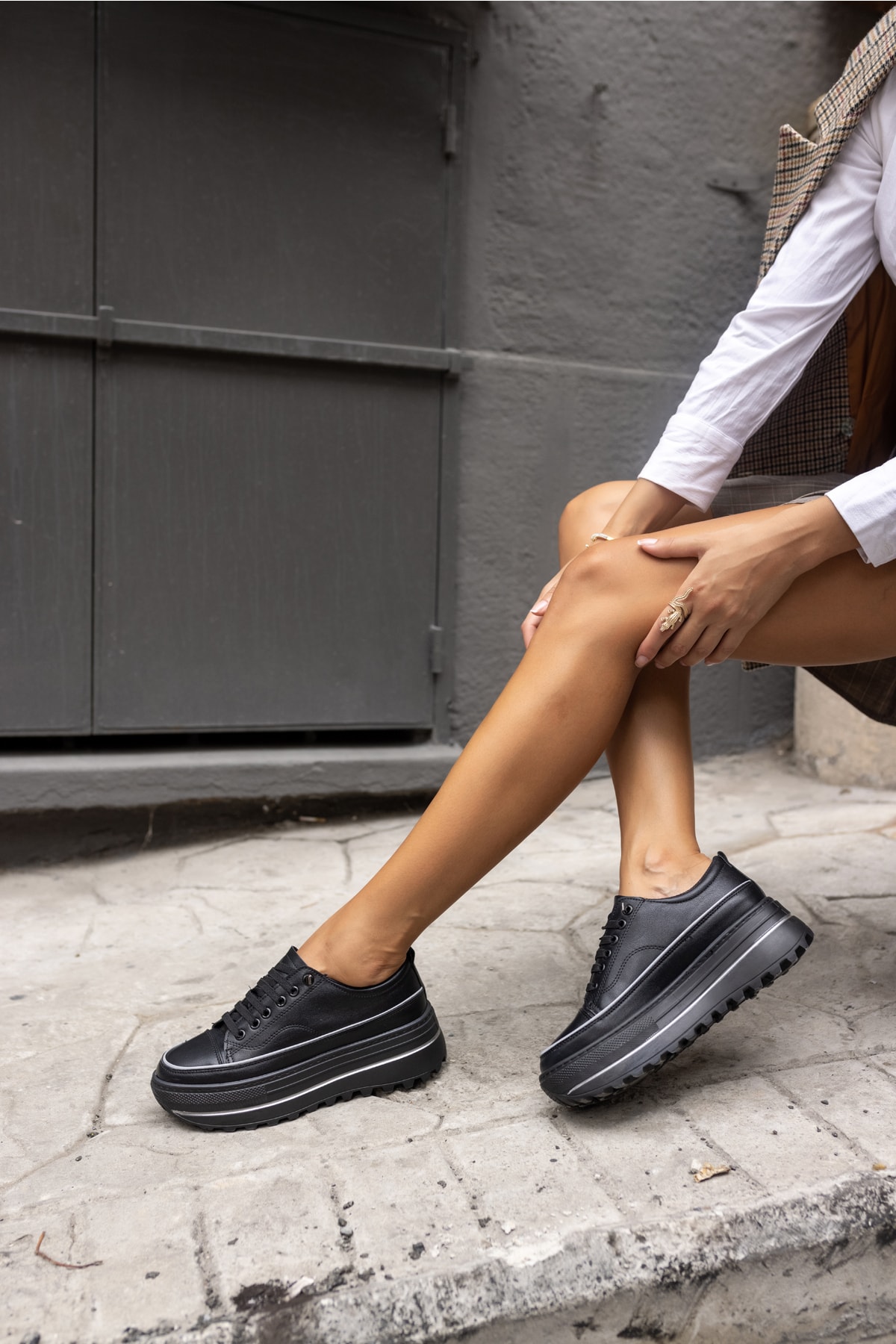 Lincoln Kadin Beyaz Sneaker