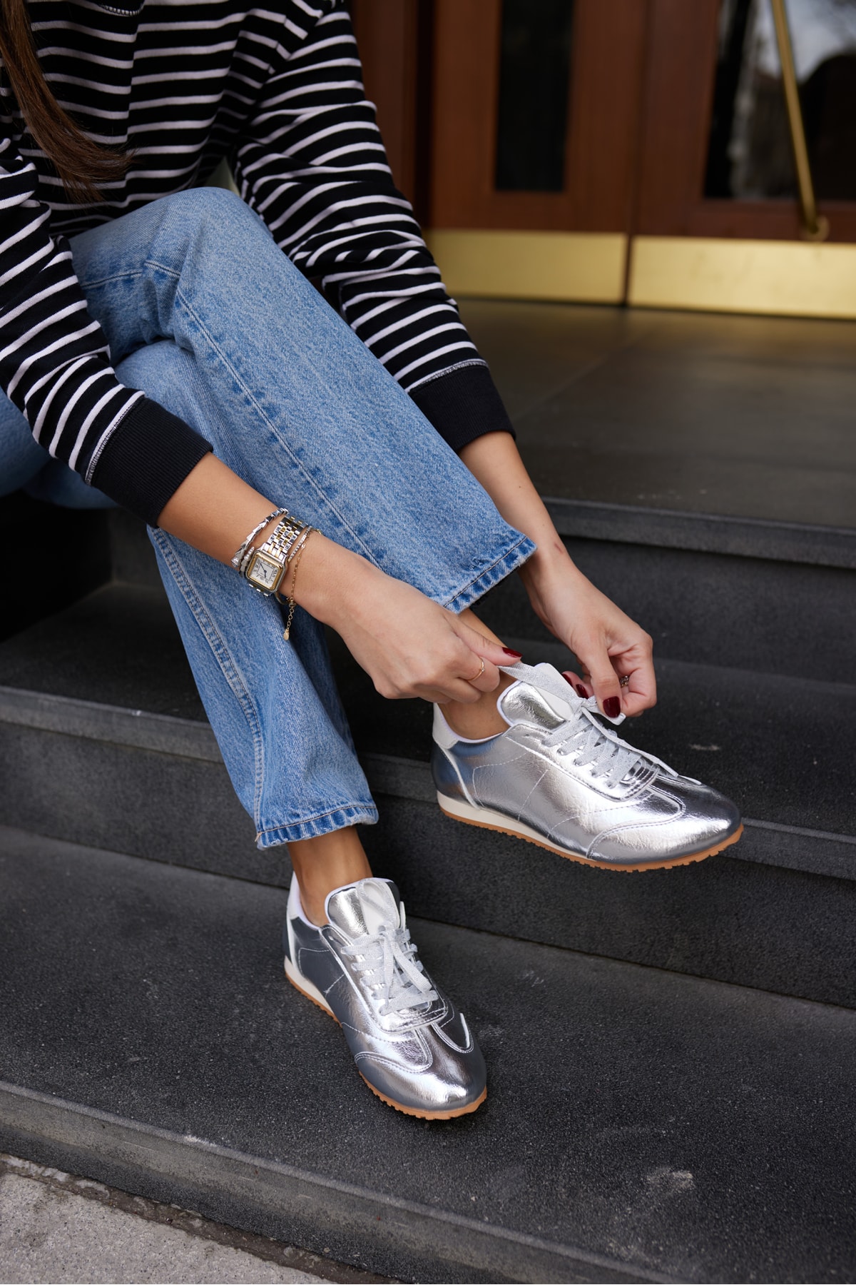 TİAGO KADIN GUMUS BAGCIKLI SNEAKER