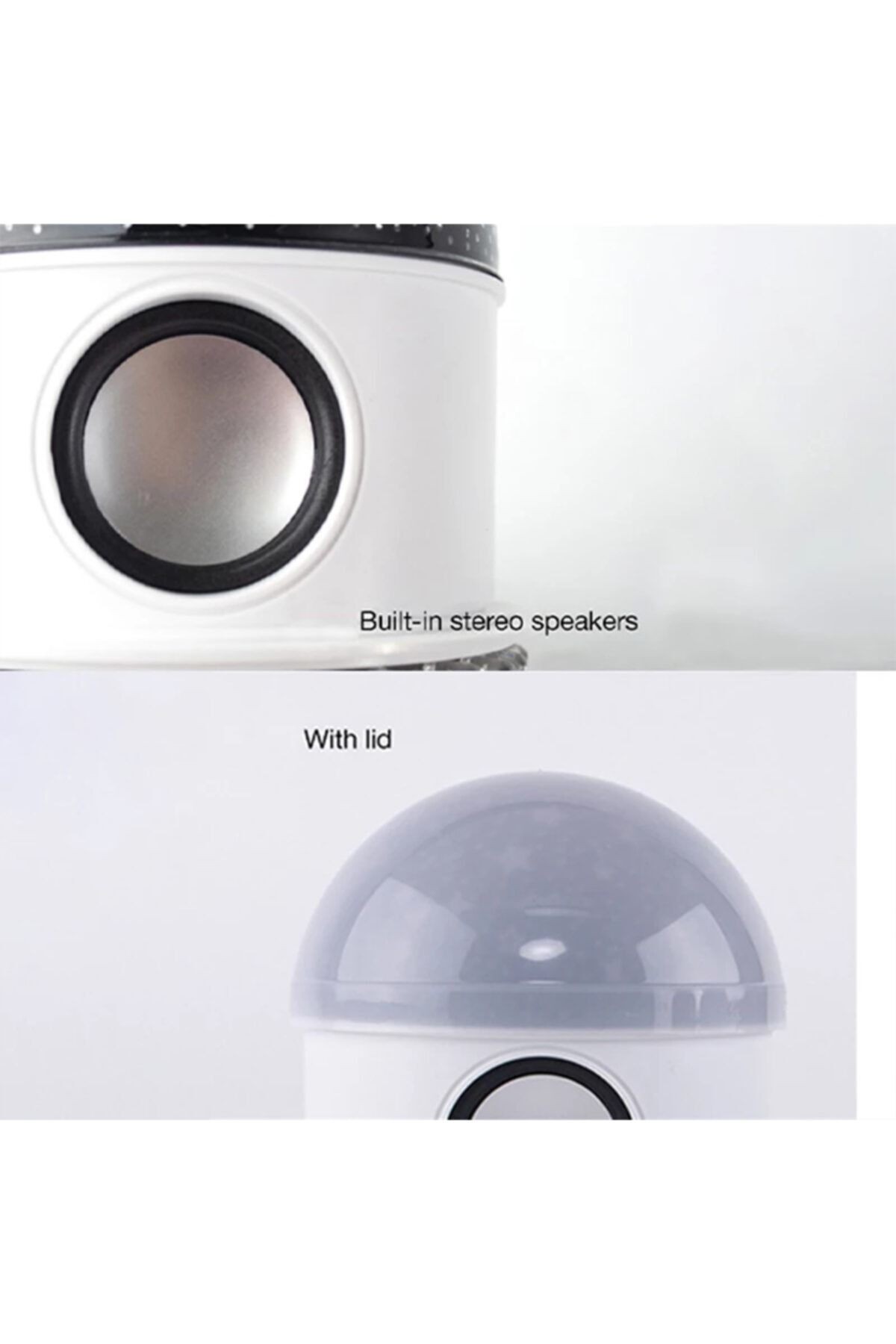 Led Sihirli Disko Topu - Star Master Yıldızlı-aylı Gece Lambası - Bluetooth Hoparlör