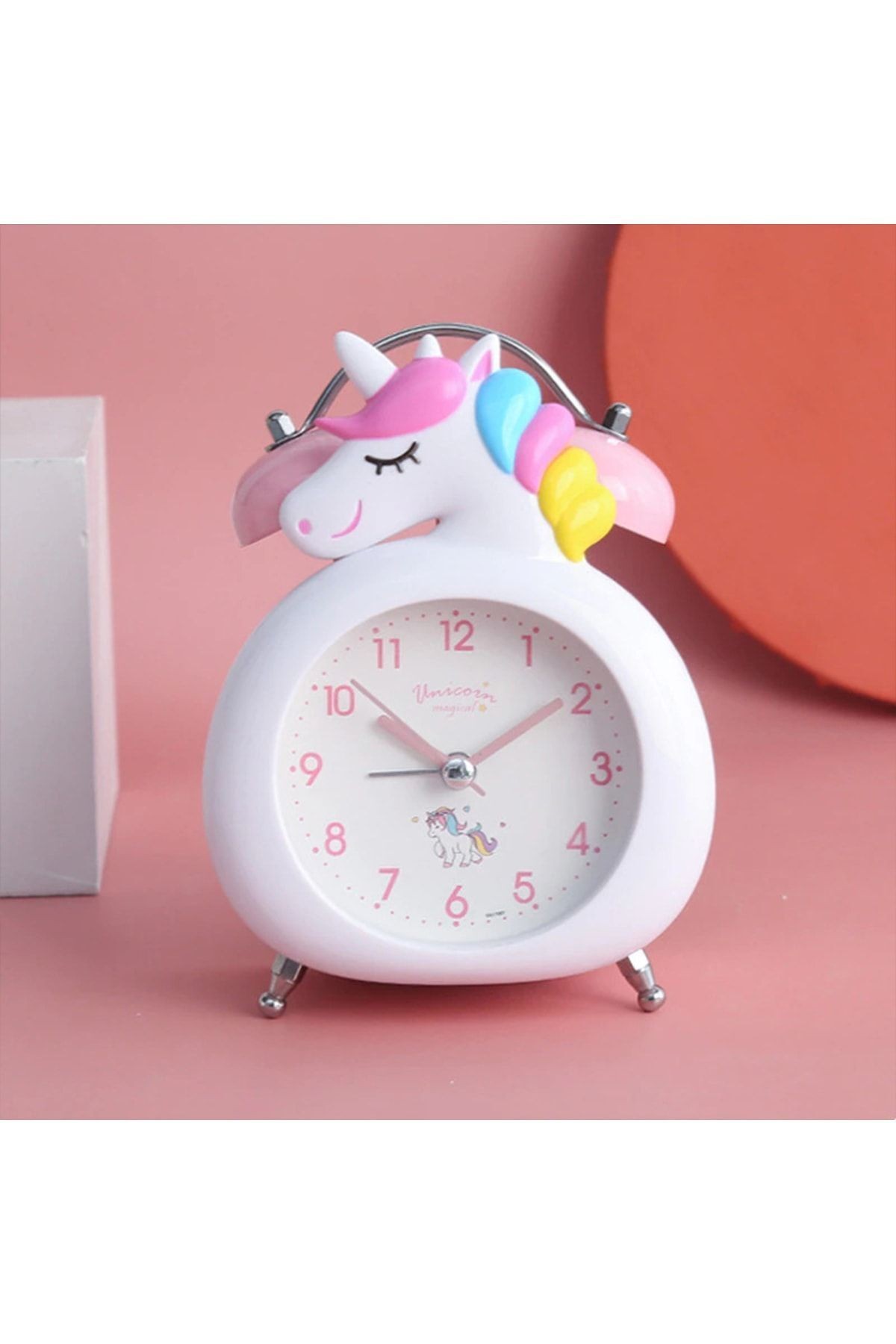 Dekoratif Masa Üstü Unicorn Çalar Saat