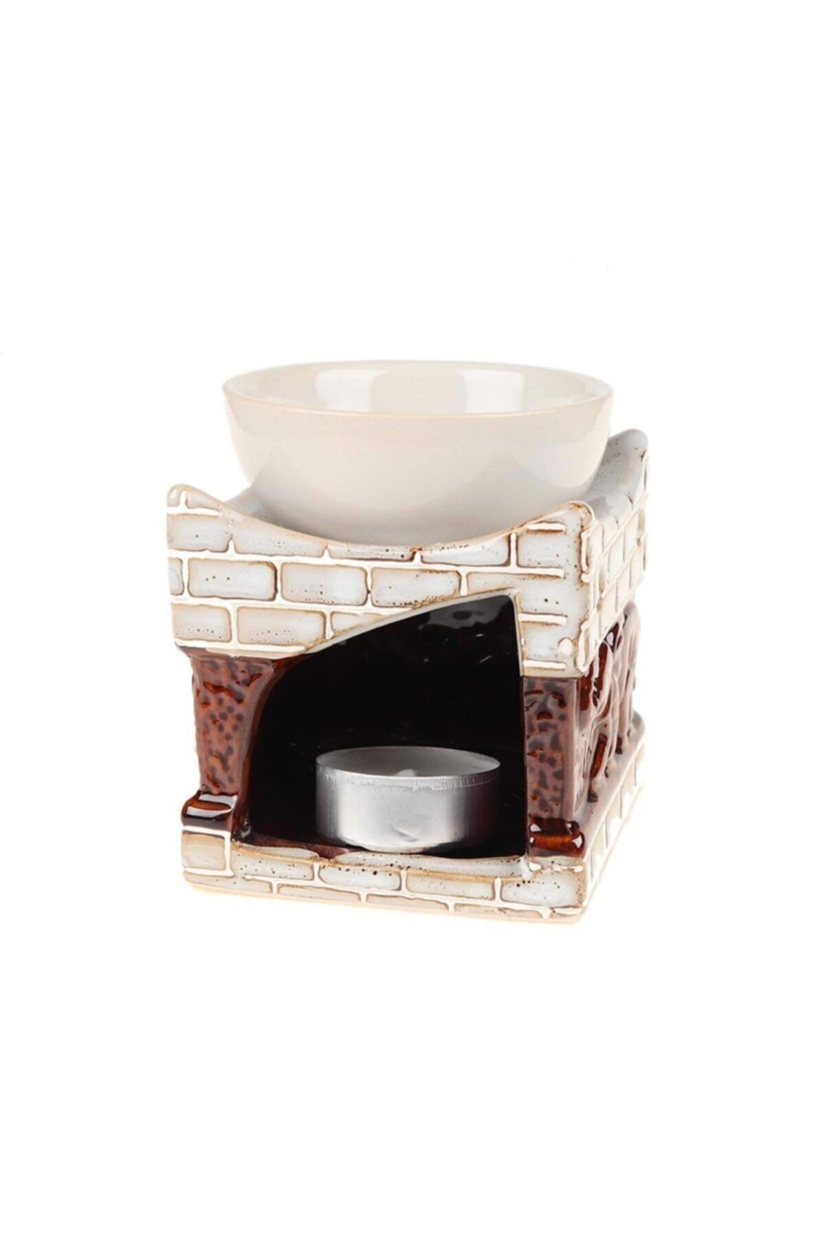 Dekoratif Fil Tasarımlı Buhurdanlık Buhur Dek Hed Tasarım Mumluk 7,5 X 7,5 X 9 cm