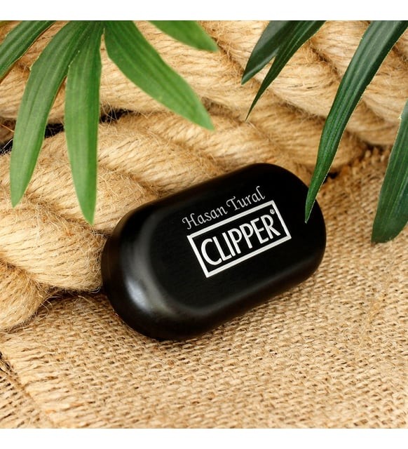 Kişiye Özel Clipper Marka Metal Çakmak Siyah