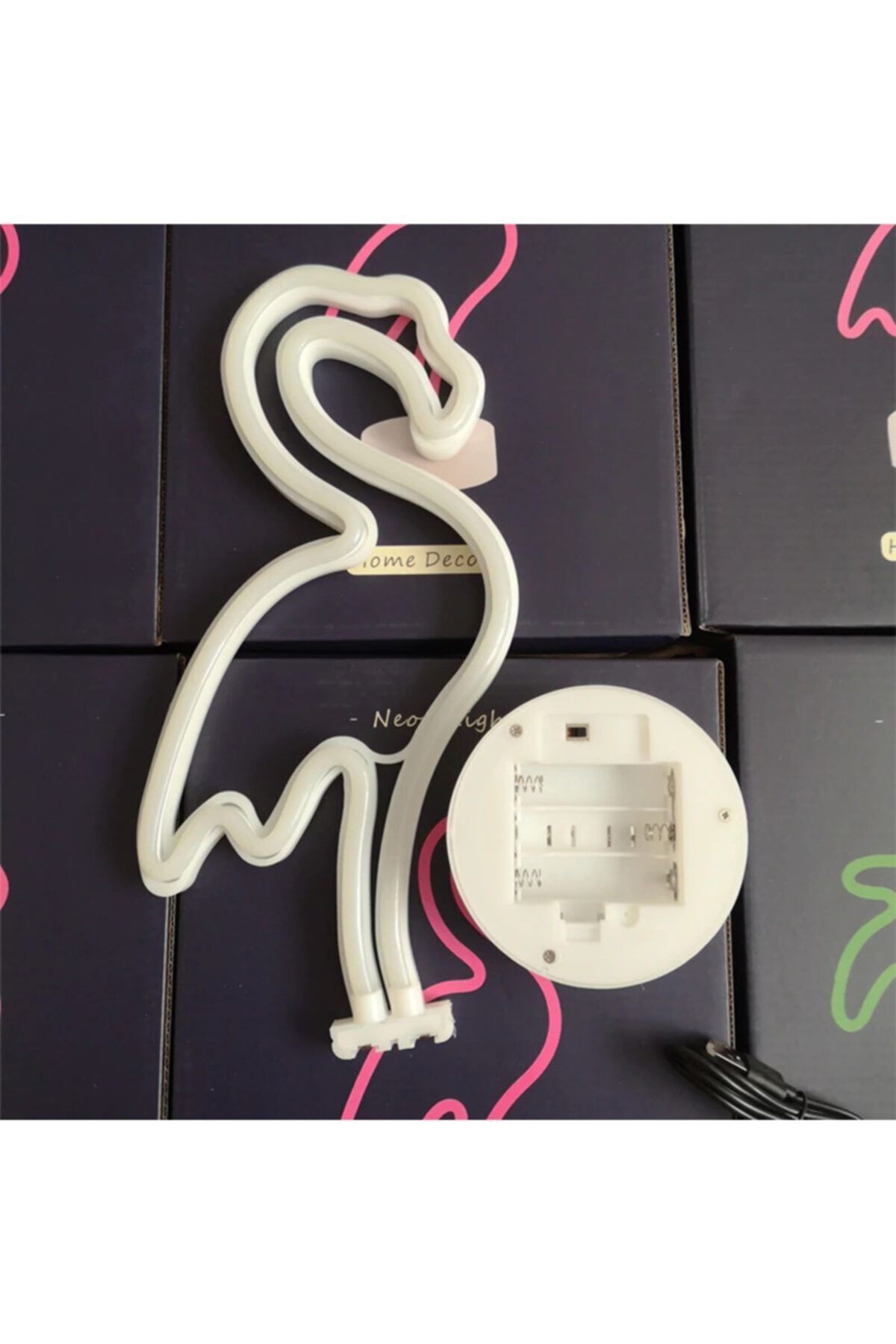 Flamingo Tasarımlı Neon Led Lamba 32*15cm