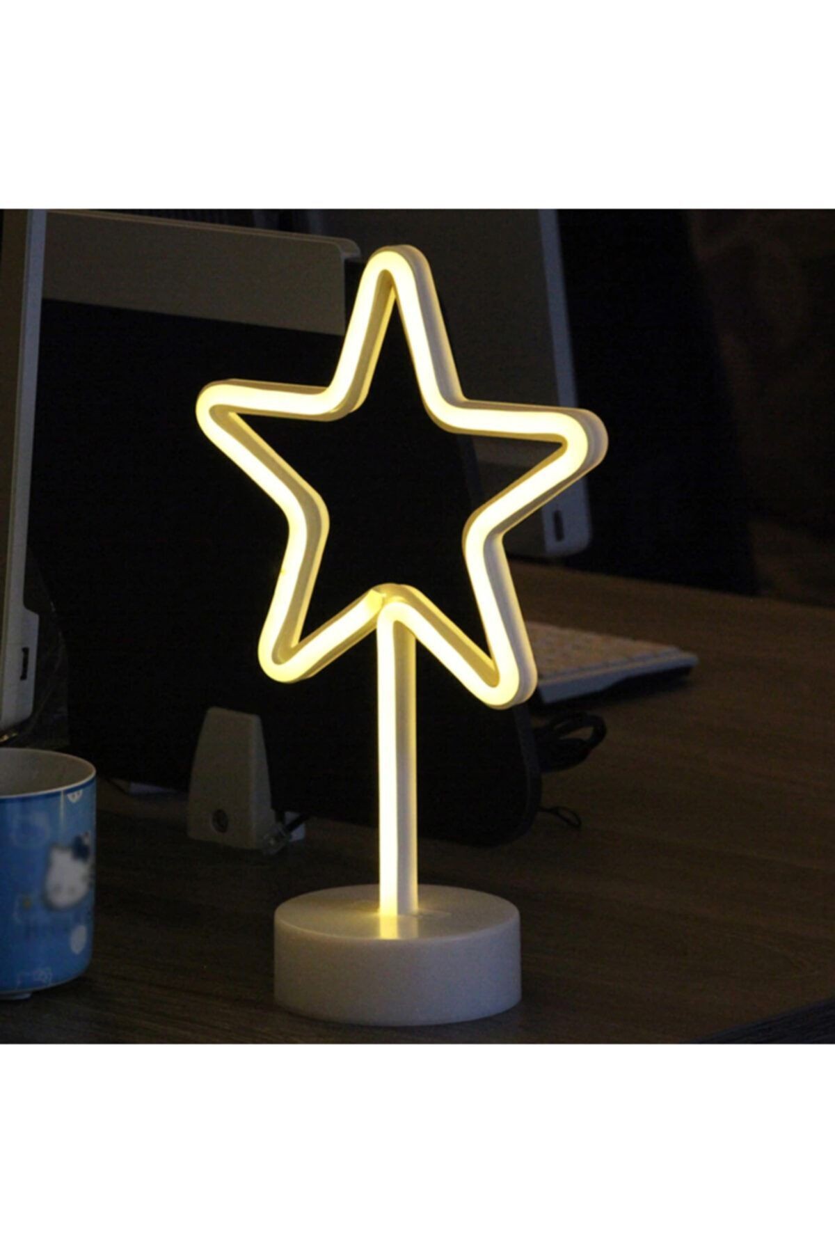Yıldız Tasarımlı Neon Led Lamba 32*15cm