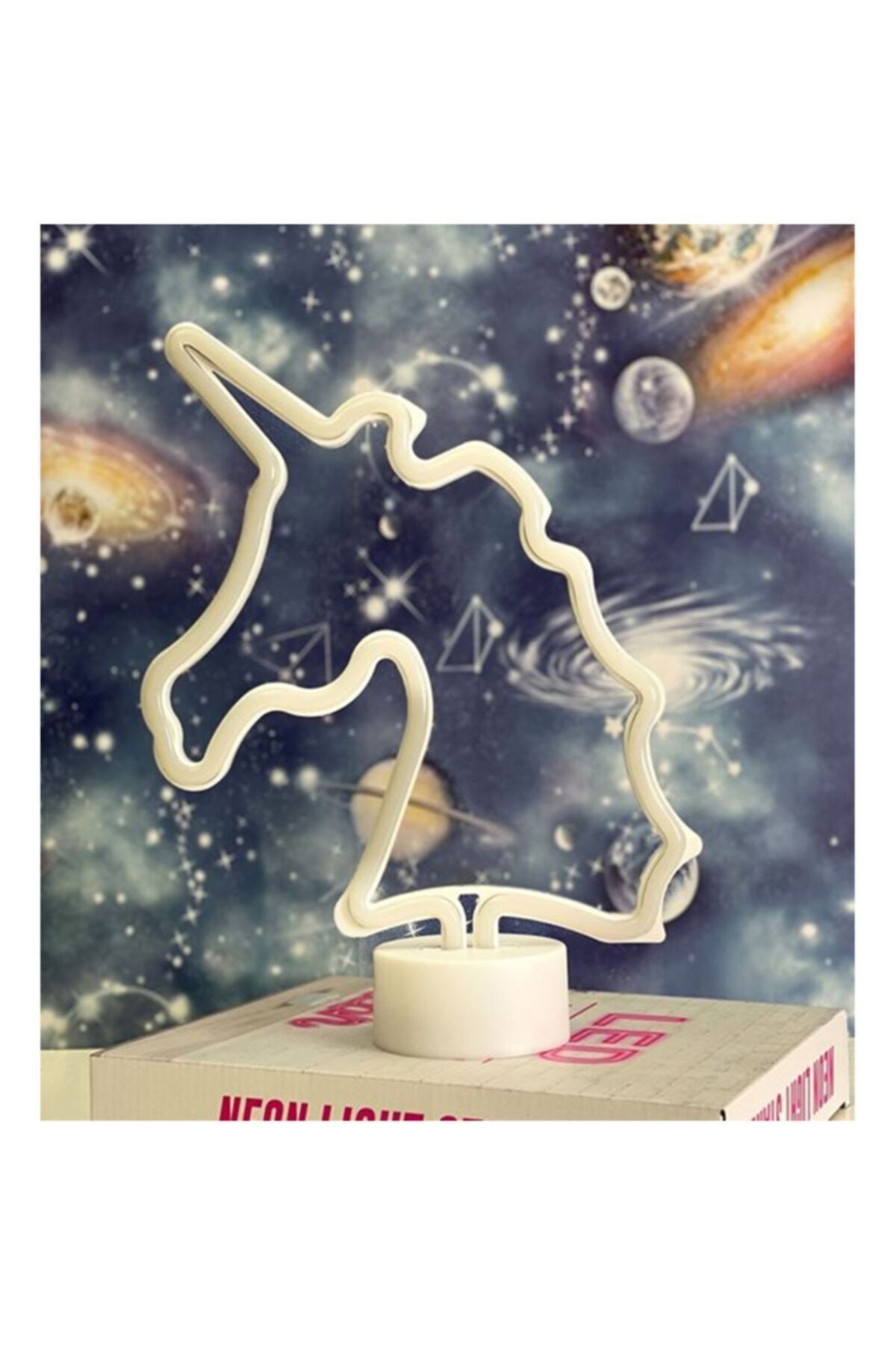 Unicorn Tasarımlı Neon Led Işıklı Lamba 30*16 Cm