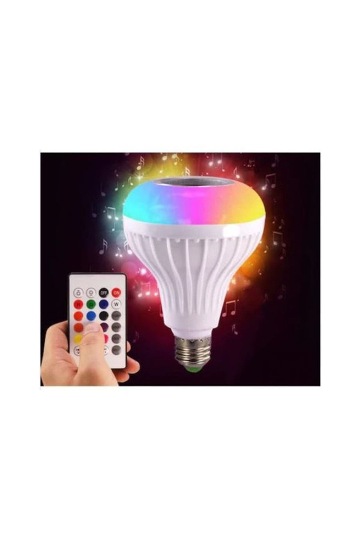 Bluetooth Music Akıllı Hoparlör Uzaktan Kumandalı Led Işıklı