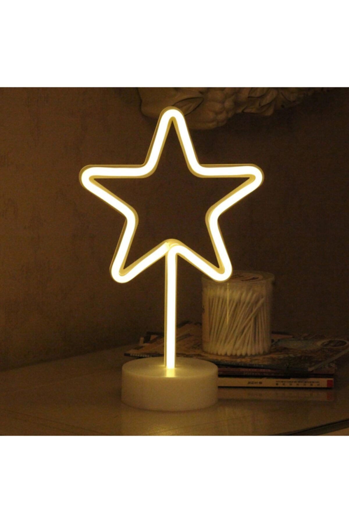 Yıldız Tasarımlı Neon Led Lamba 32*15cm