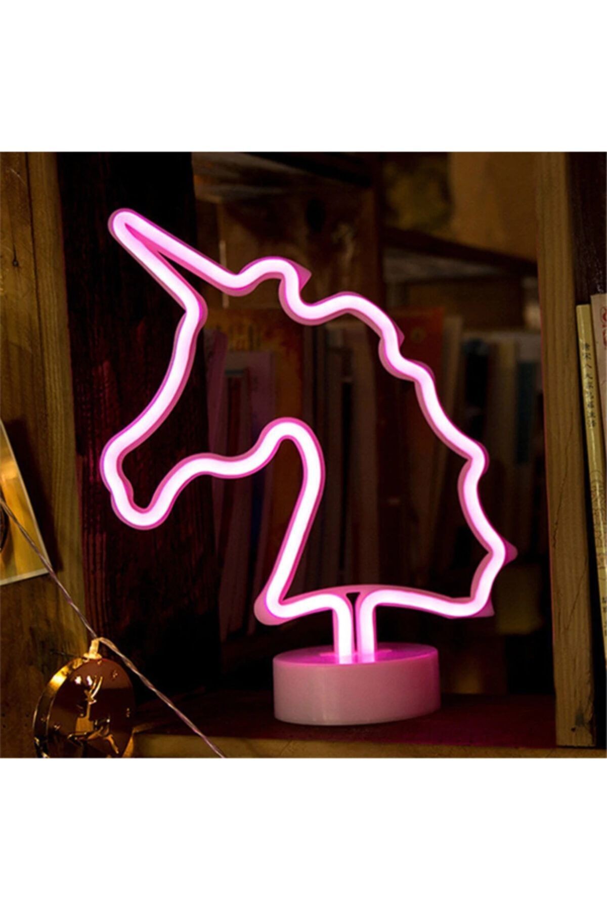 Unicorn Tasarımlı Neon Led Işıklı Lamba 30*16 Cm