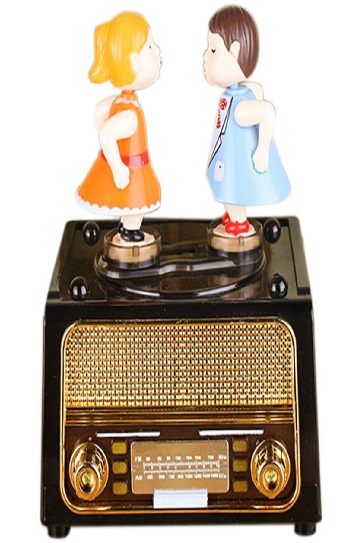 Nostaljik Radyo Görünümlü Müzik Kutusu