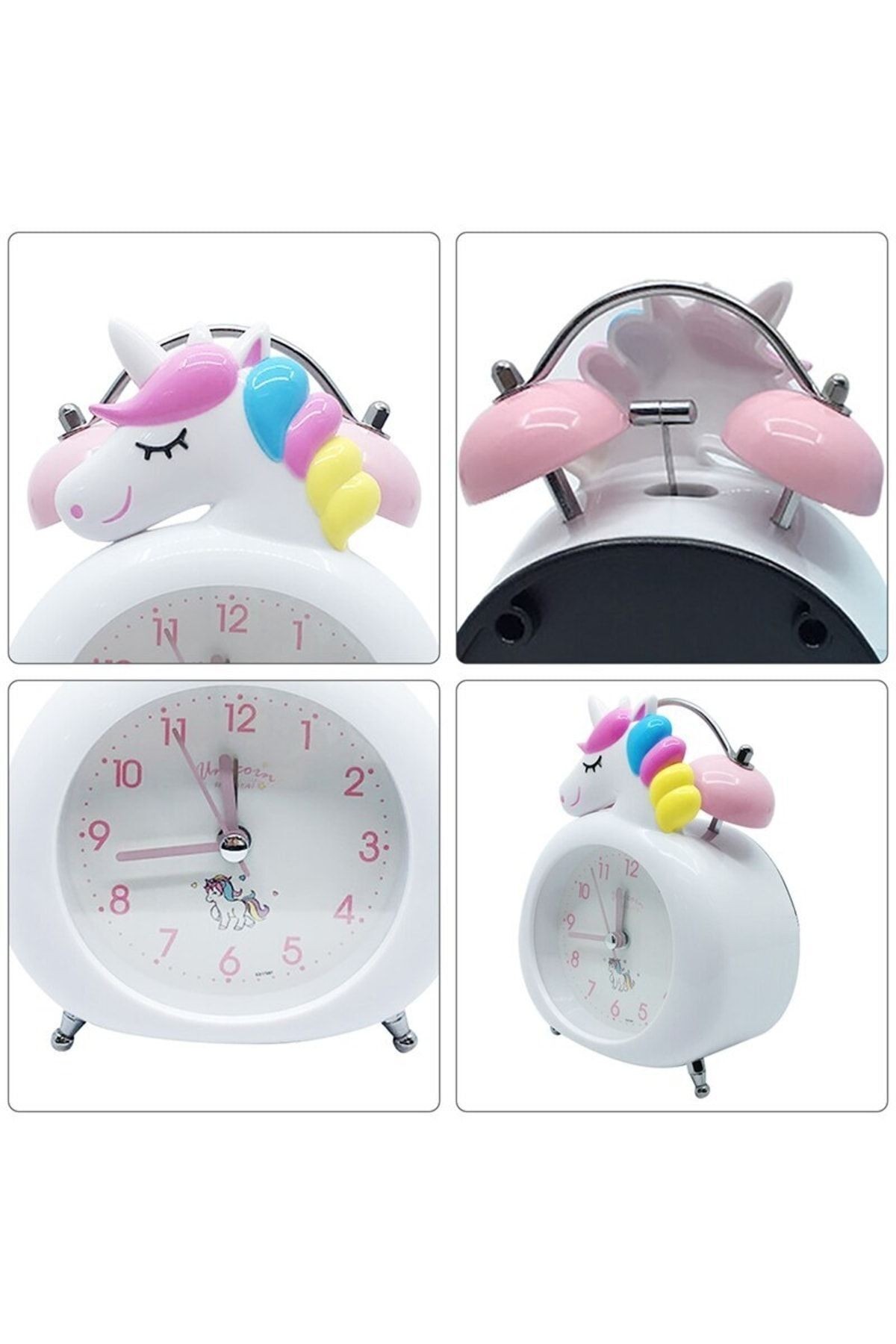 Dekoratif Masa Üstü Unicorn Çalar Saat
