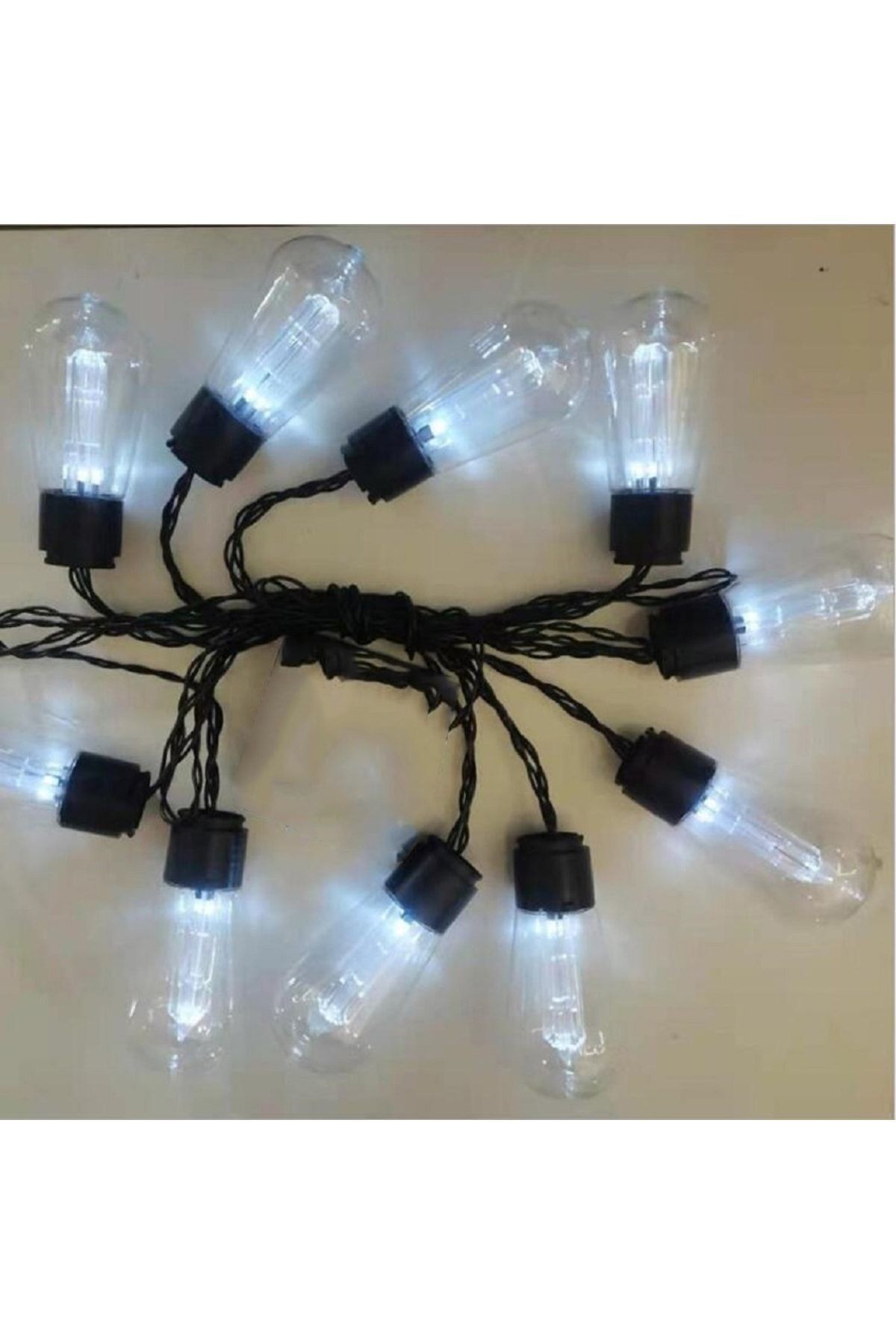 10 Led 4.5 M Gün Işığı Pilli Bahçe Dekor Aydınlatması Doğum Günü Düğün Yılbaşı Parti Led Dekoratif