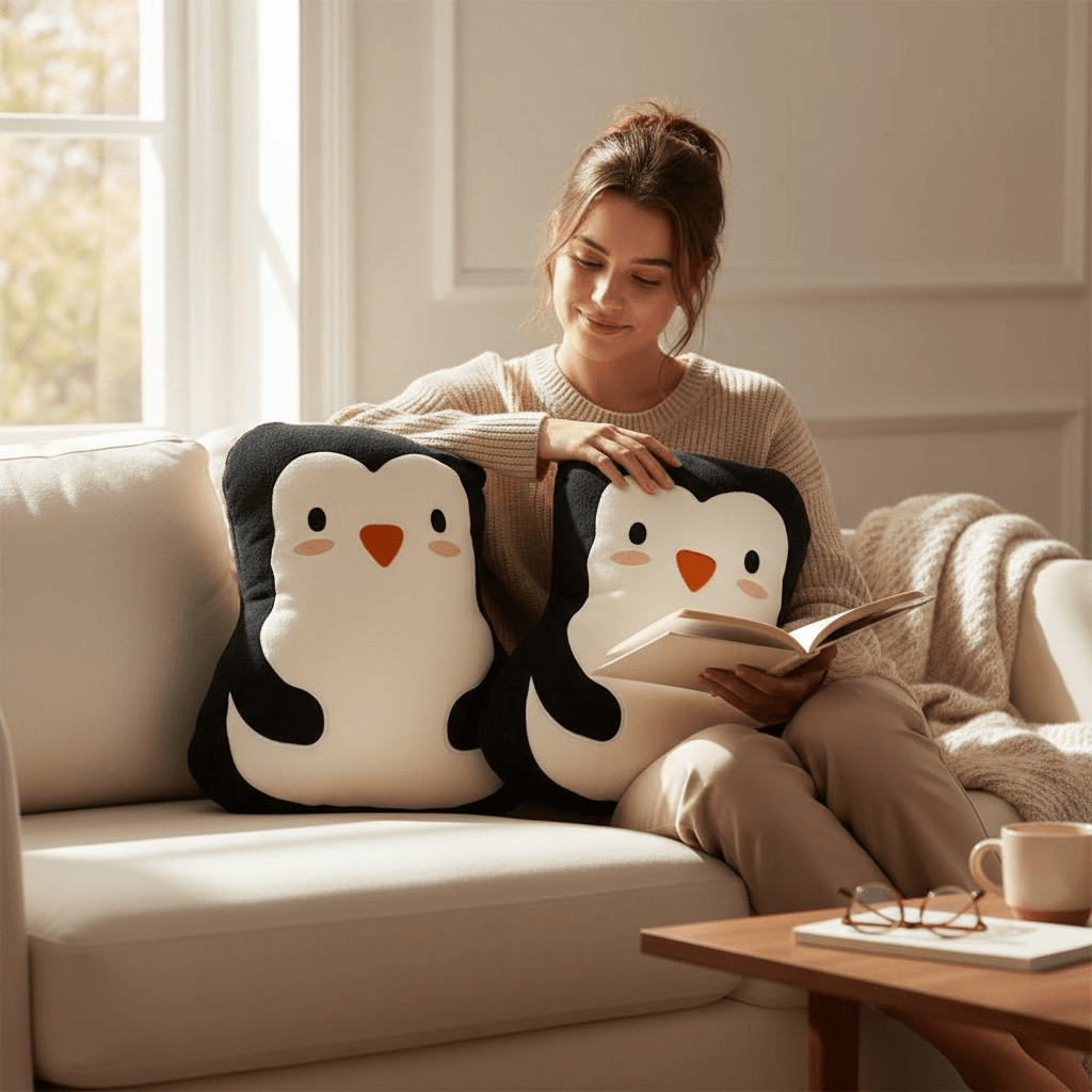 Sevimli Penguen Polar Oyuncak 35*35cmm