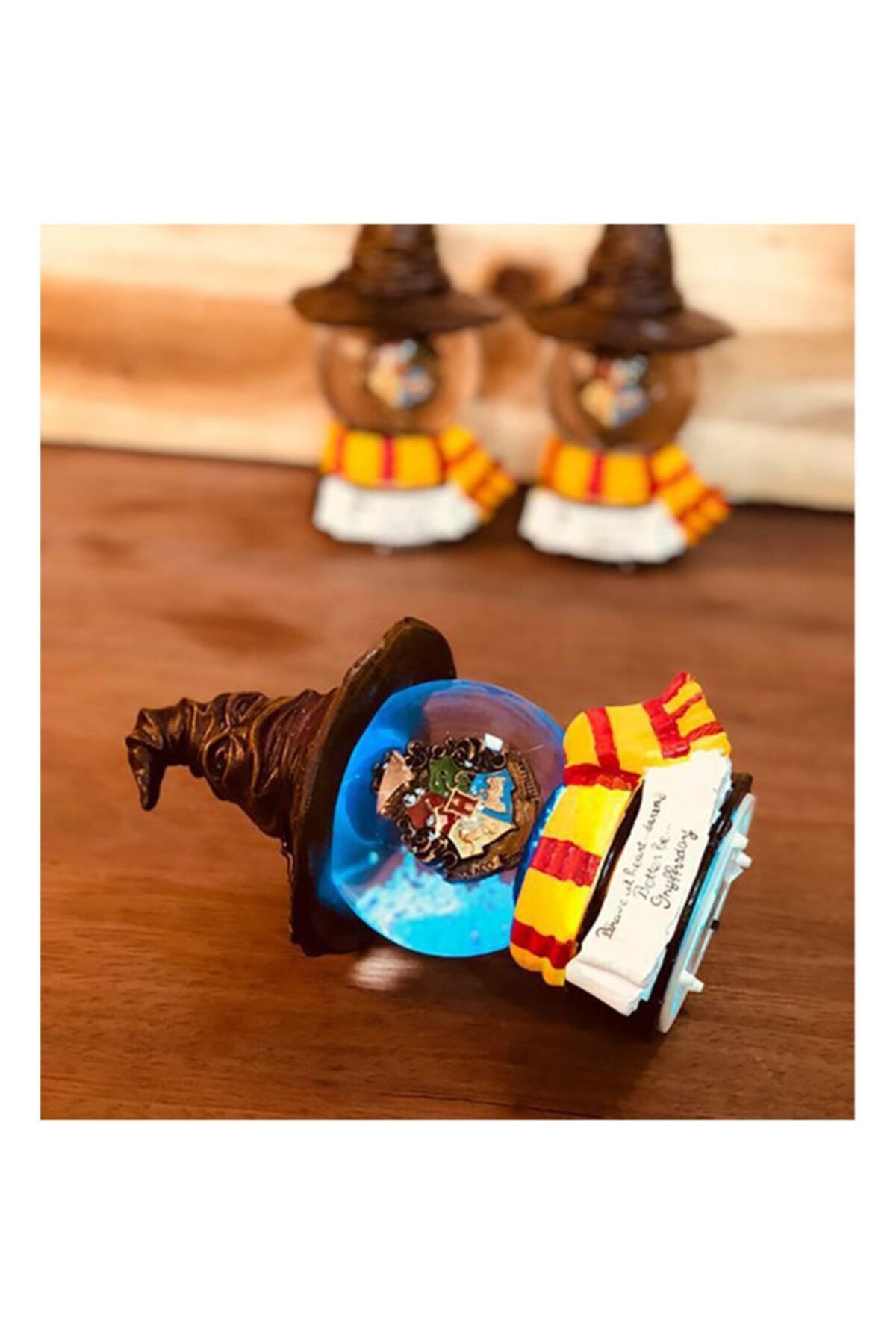 Harry Potter Hogwarts Hp Melodili Işıklı Kar Küresi