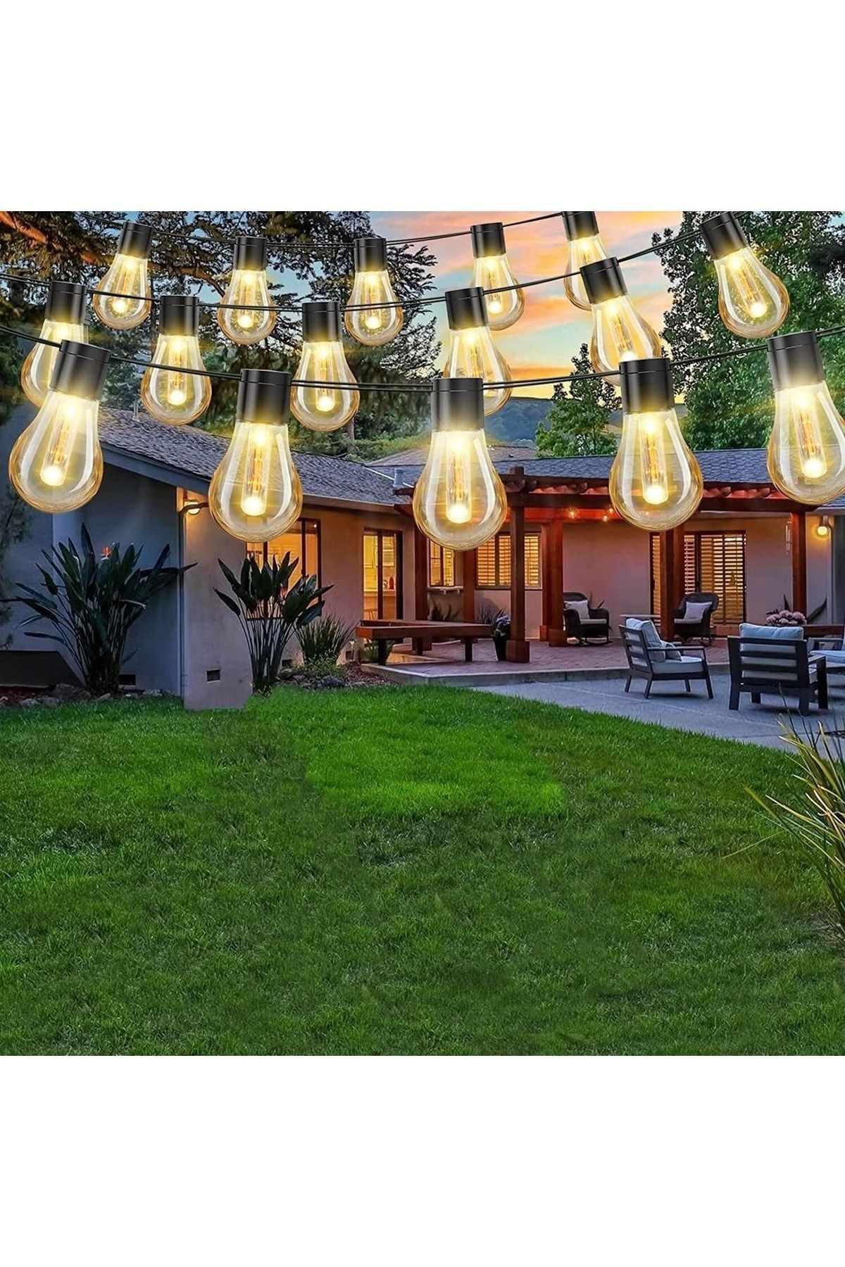 10 Led 4.5 M Gün Işığı Pilli Bahçe Dekor Aydınlatması Doğum Günü Düğün Yılbaşı Parti Led Dekoratif