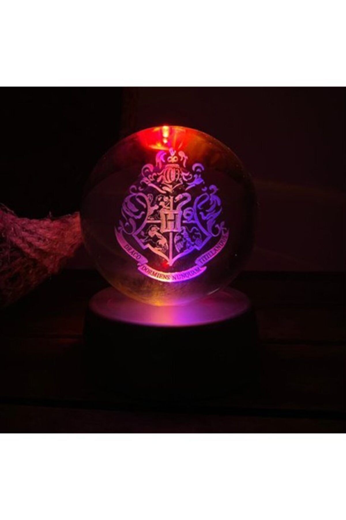 Harry Potter 3d Renkli Işıklı Cam Küre
