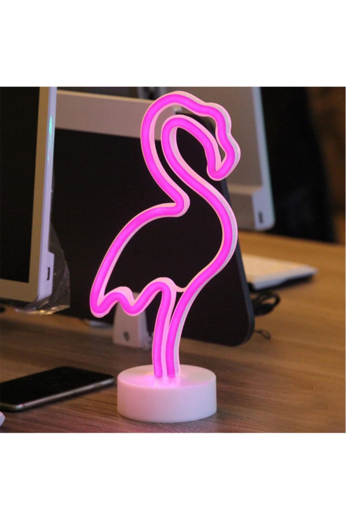 Flamingo Tasarımlı Neon Led Lamba 32*15cm