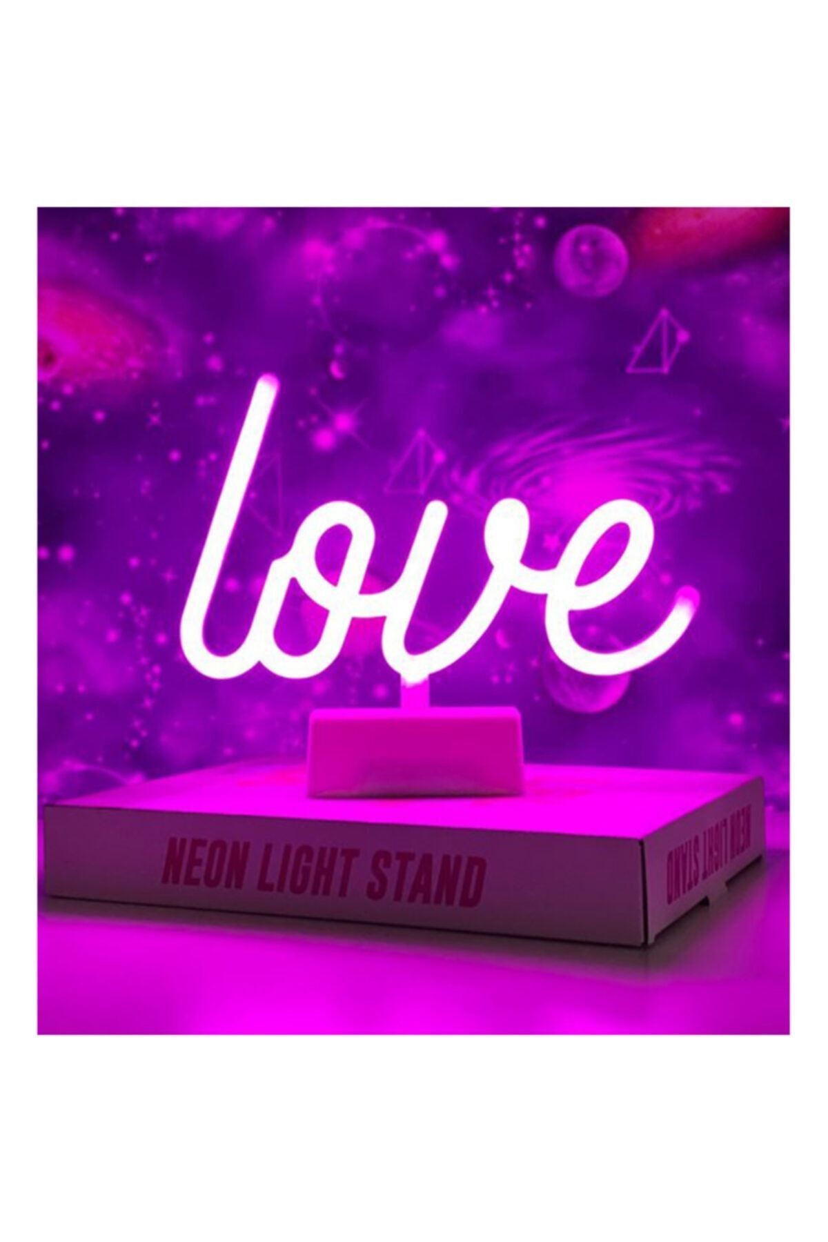 Love Tasarımlı Neon Led Lamba 30x16 Cm