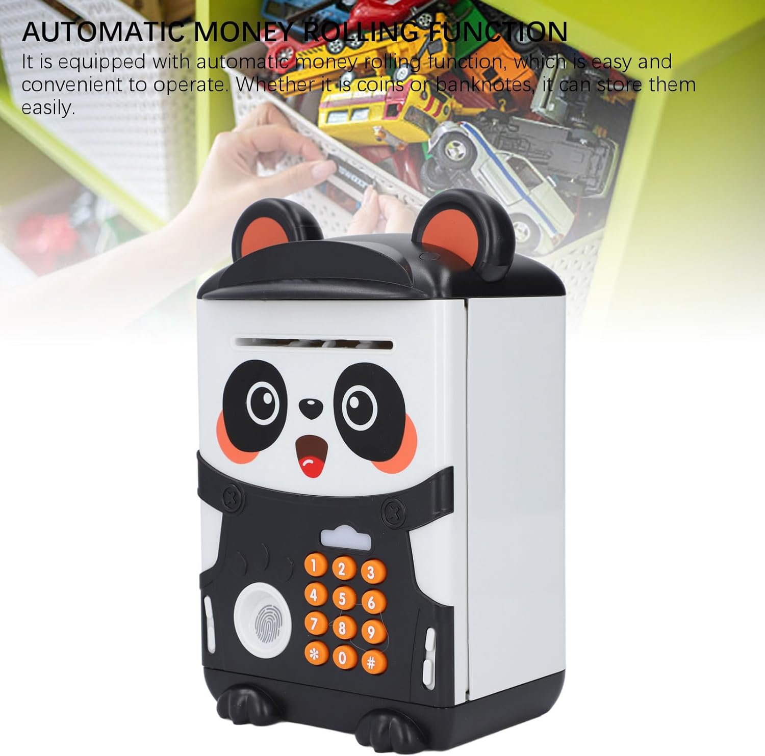 Panda Şeklinde ATM Şifreli Kumbara