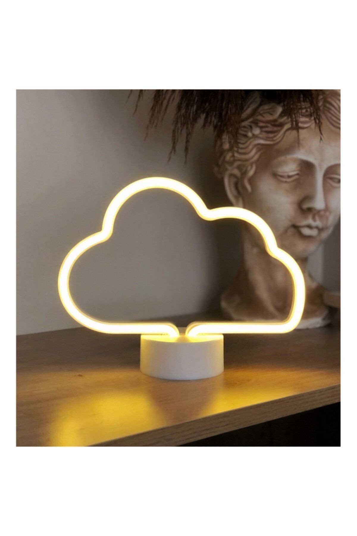 Bulut Tasarımlı Neon Led Lamba 25 X 16cm