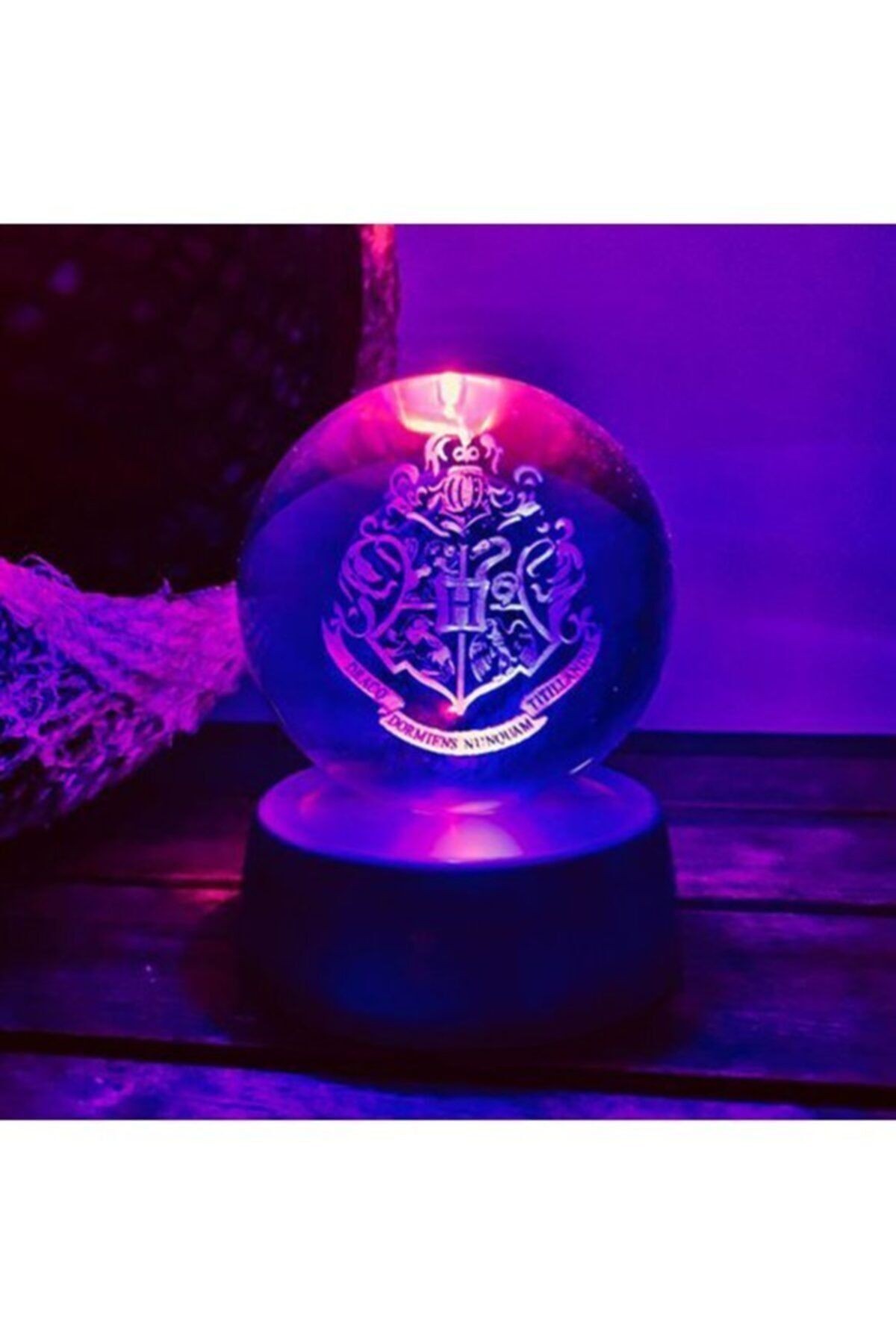 Harry Potter 3d Renkli Işıklı Cam Küre
