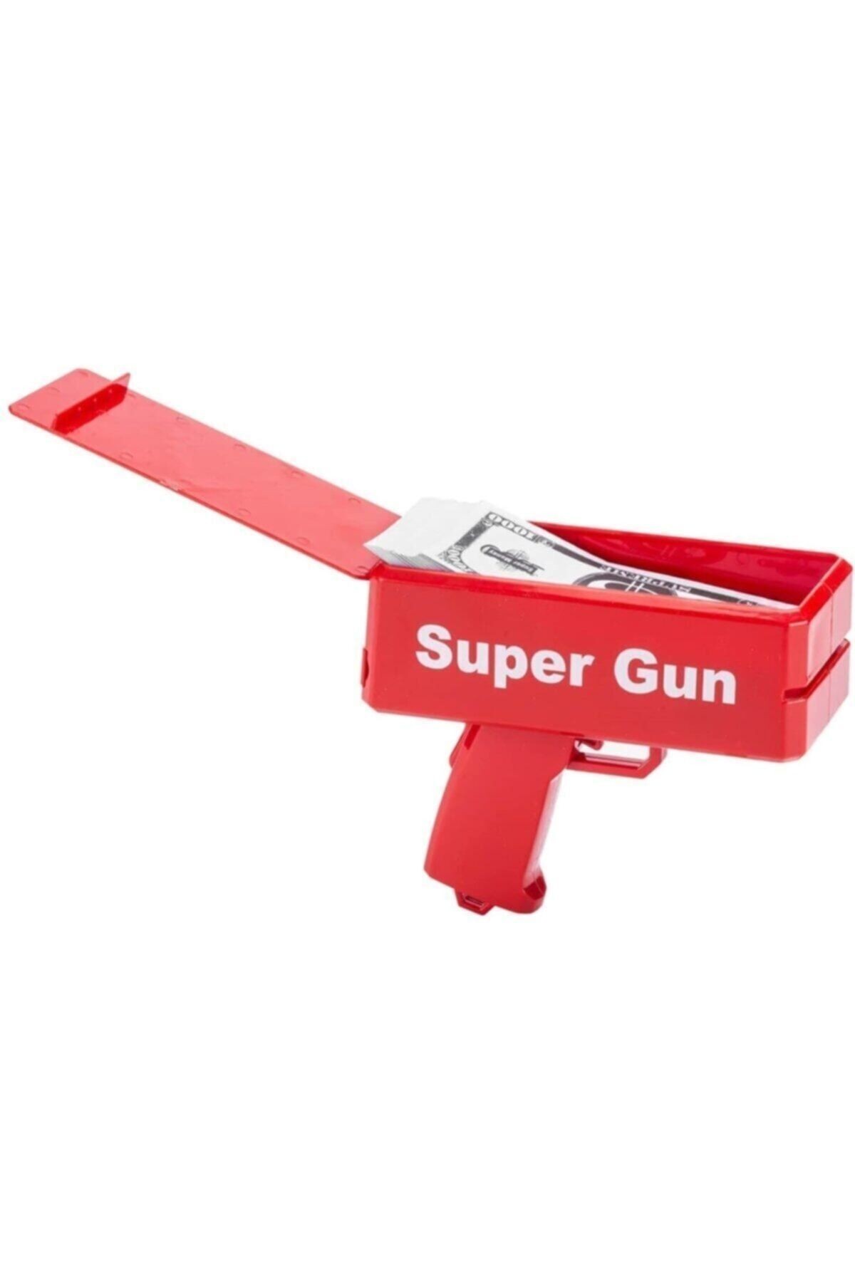 Super Money Gun Para Saçma Tabancası Kırmızı