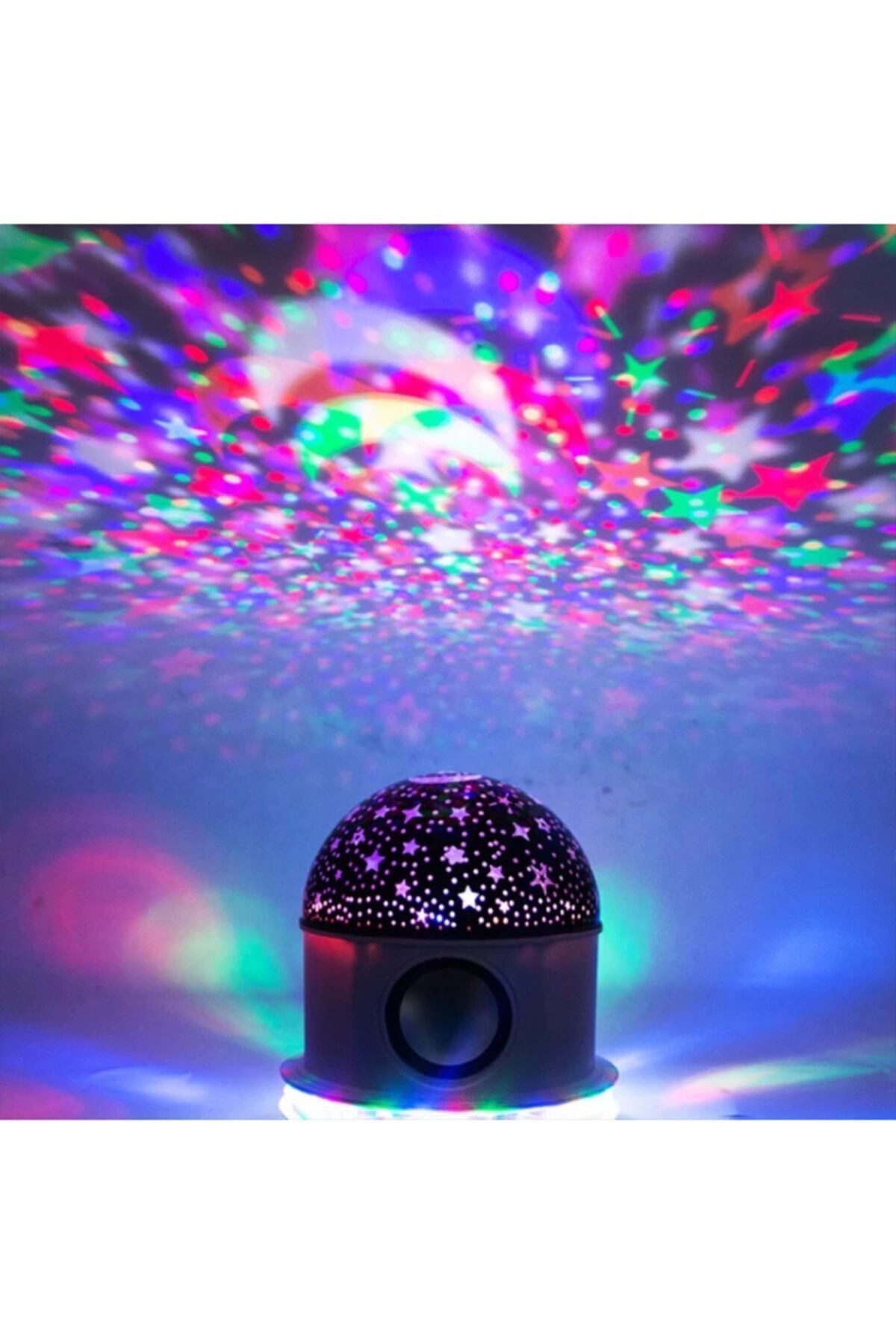 Led Sihirli Disko Topu - Star Master Yıldızlı-aylı Gece Lambası - Bluetooth Hoparlör