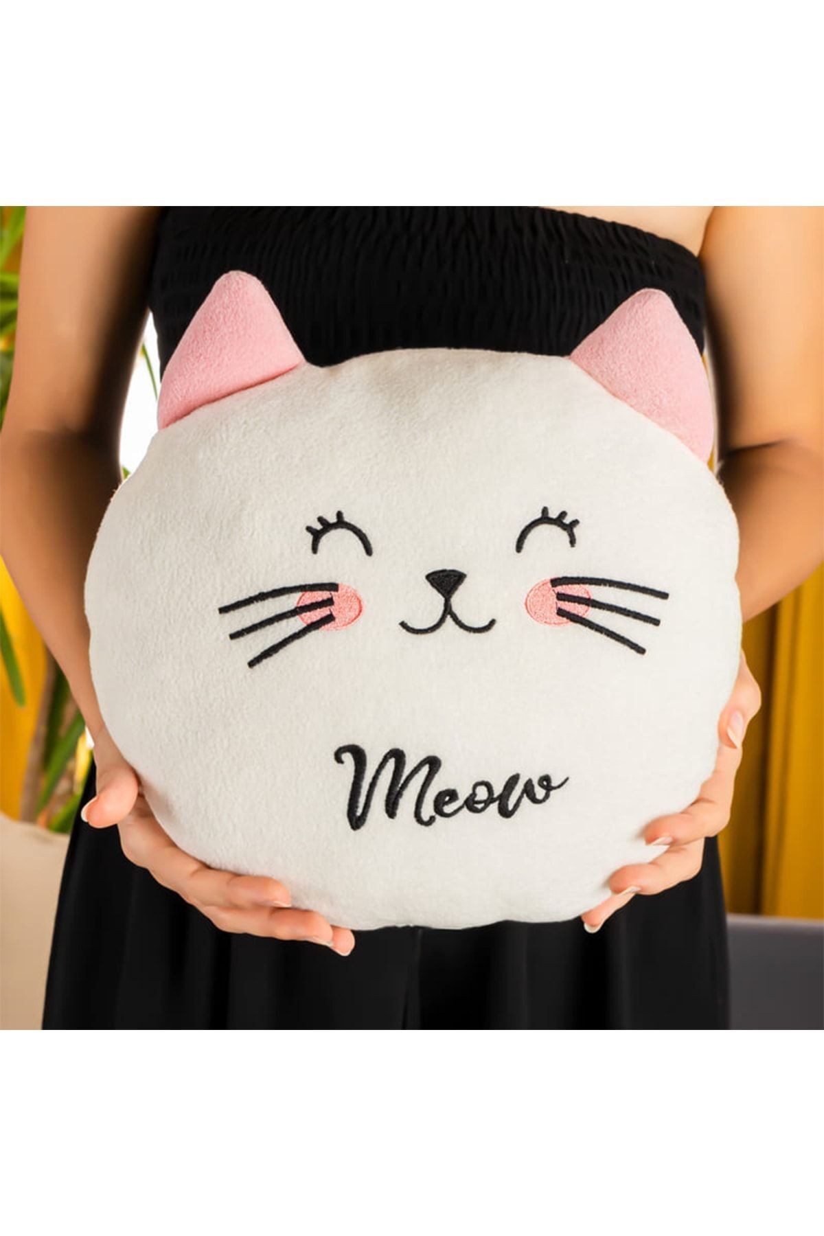 Sevimli Kedi Polar Yastık 35*35cm
