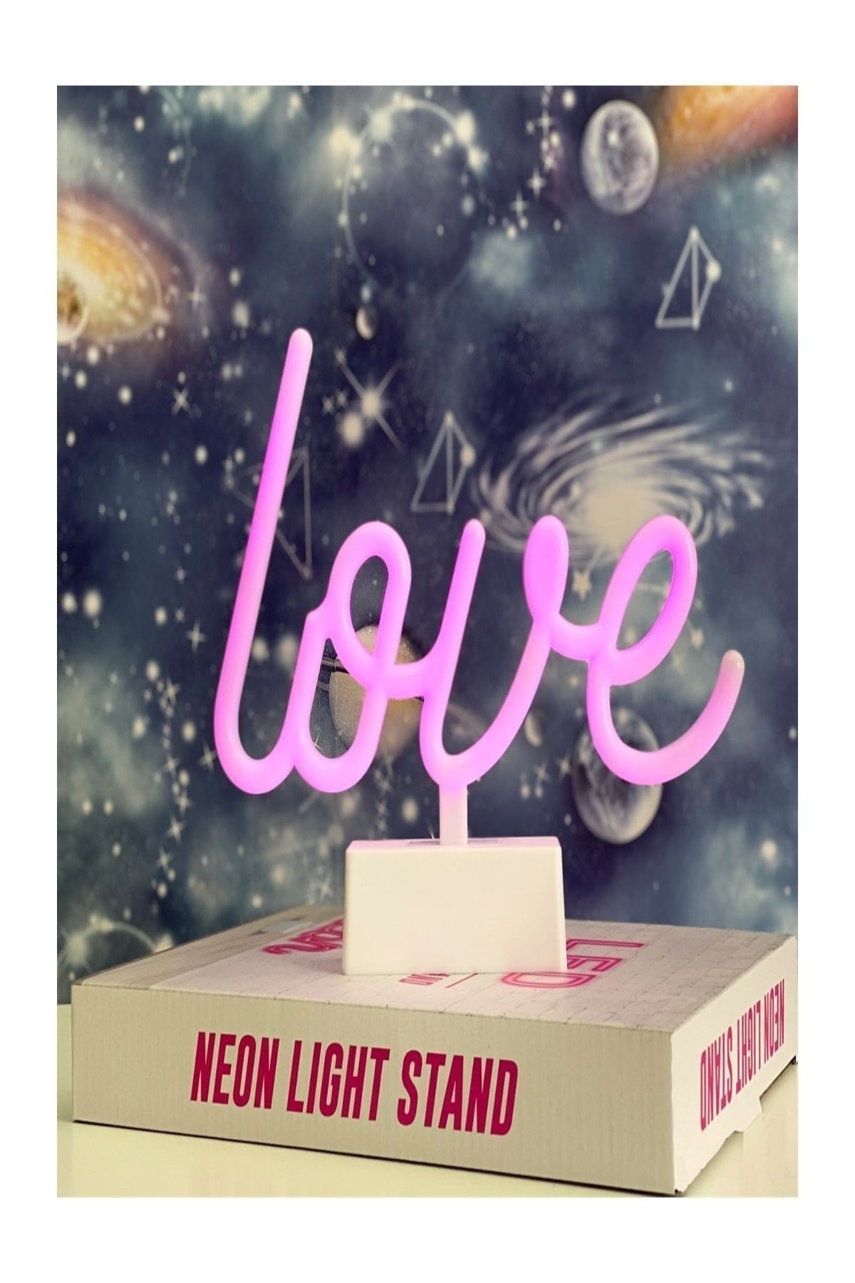 Love Tasarımlı Neon Led Masa Ve Gece Lambası