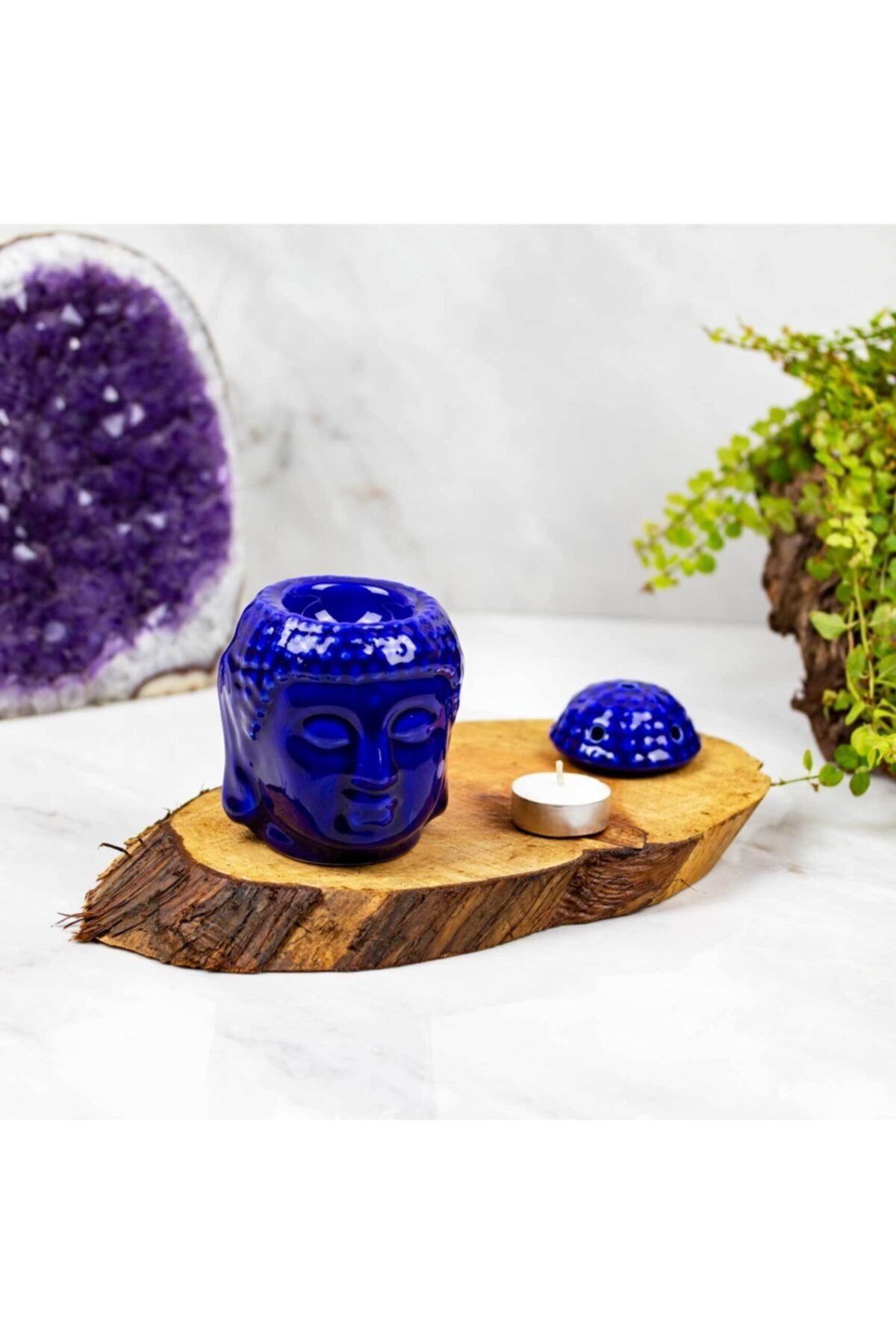 Lacivert Buddha Buhurdanlık