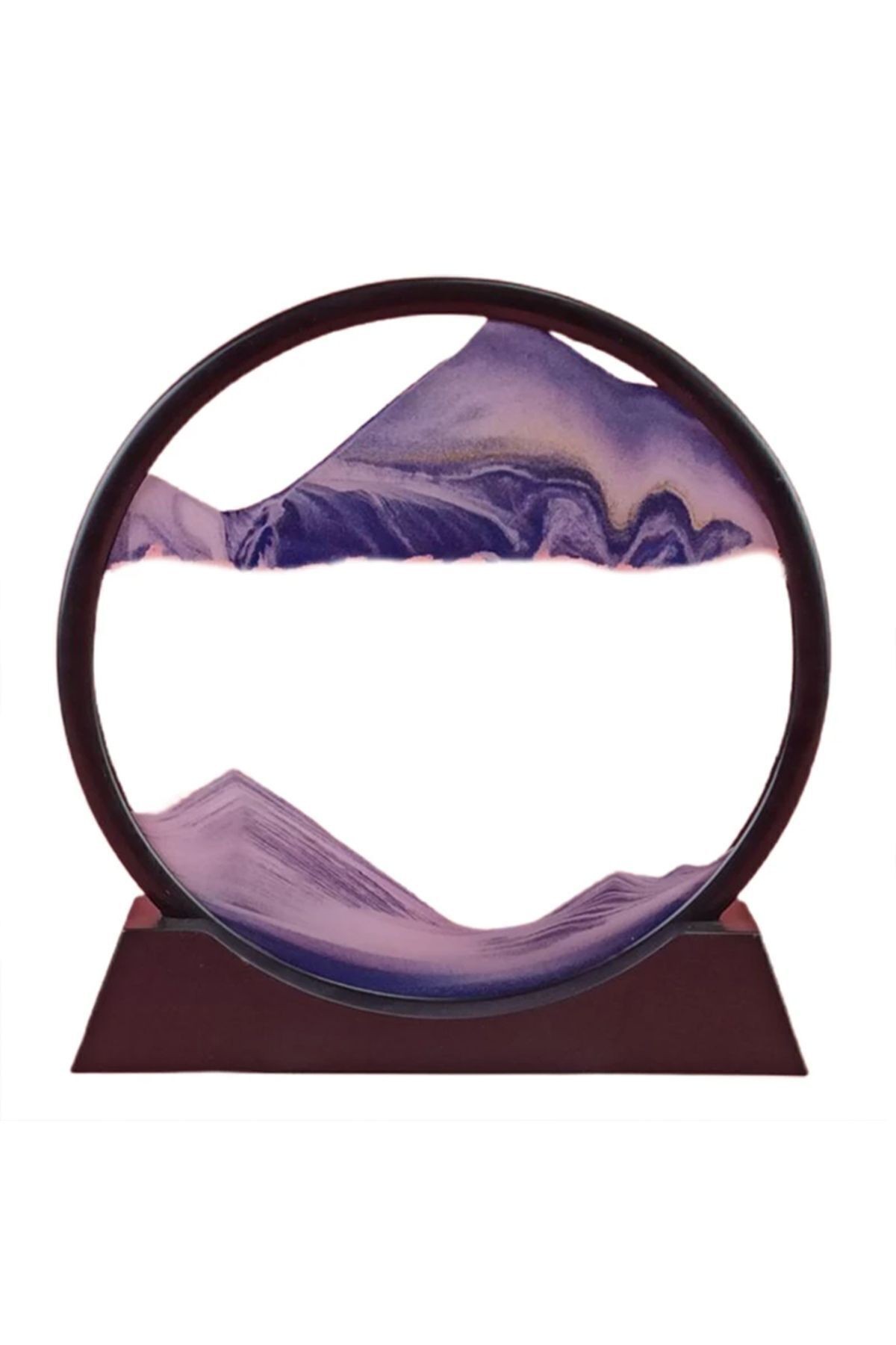 Kişiye Özel 3d Hareketli Sandscape Kum Saati Dekoratif 21cm