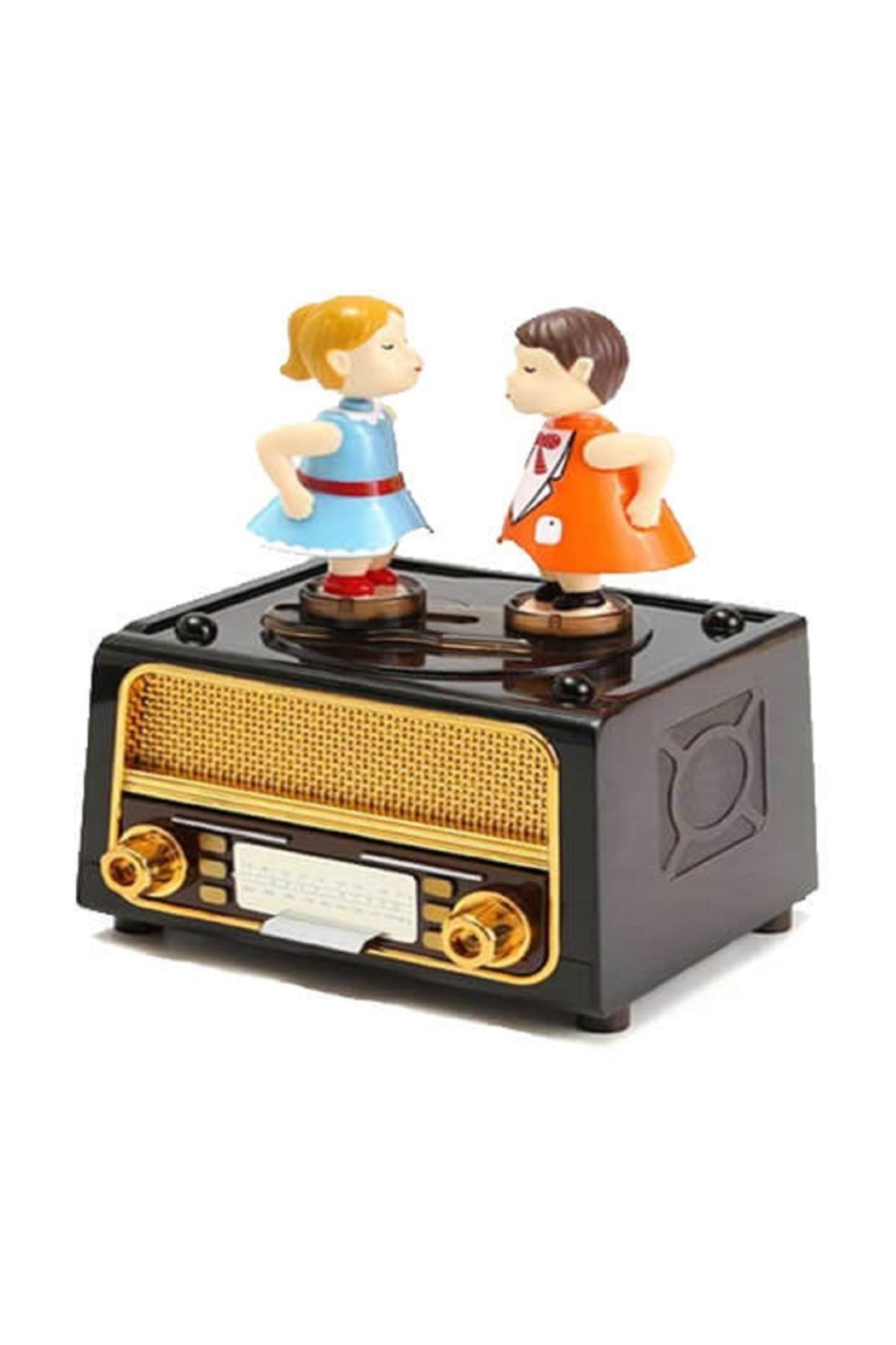 Nostaljik Radyo Görünümlü Müzik Kutusu