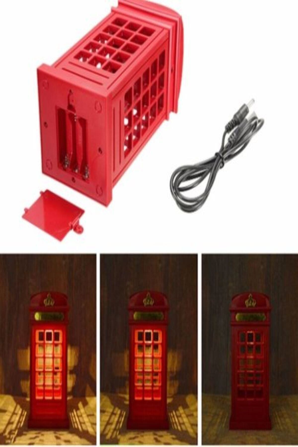 Telefon Kulübesi Dokunmatik Gece Lambası