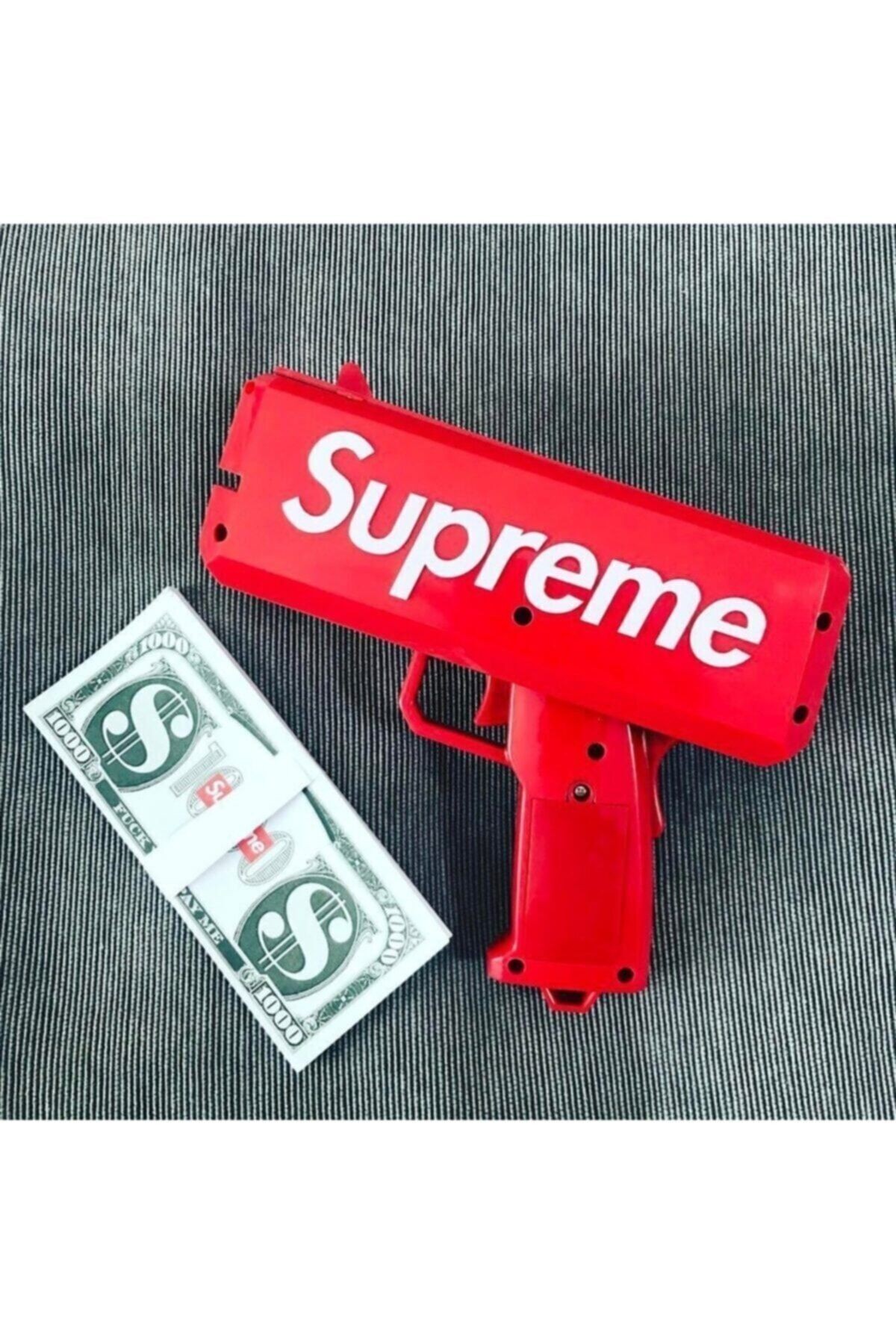 Super Money Gun Para Saçma Tabancası Kırmızı