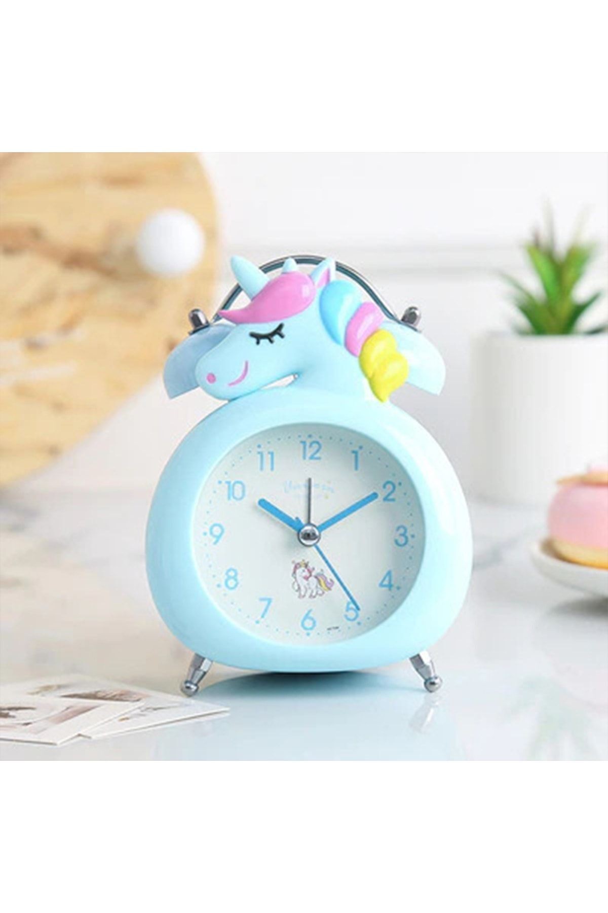 Dekoratif Masa Üstü Unicorn Çalar Saat