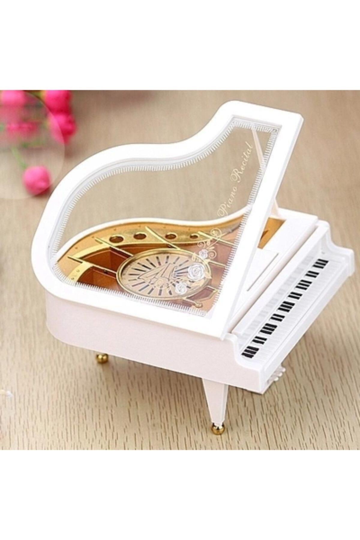 Dans Eden Balerinli Piyano Müzik Kutusu Büyük Boy