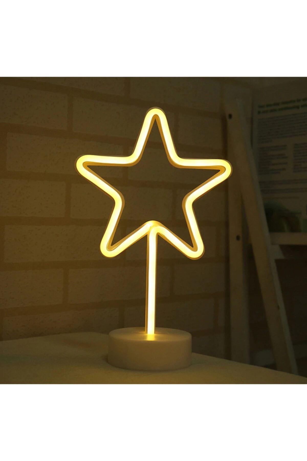 Yıldız Tasarımlı Neon Led Lamba 32*15cm