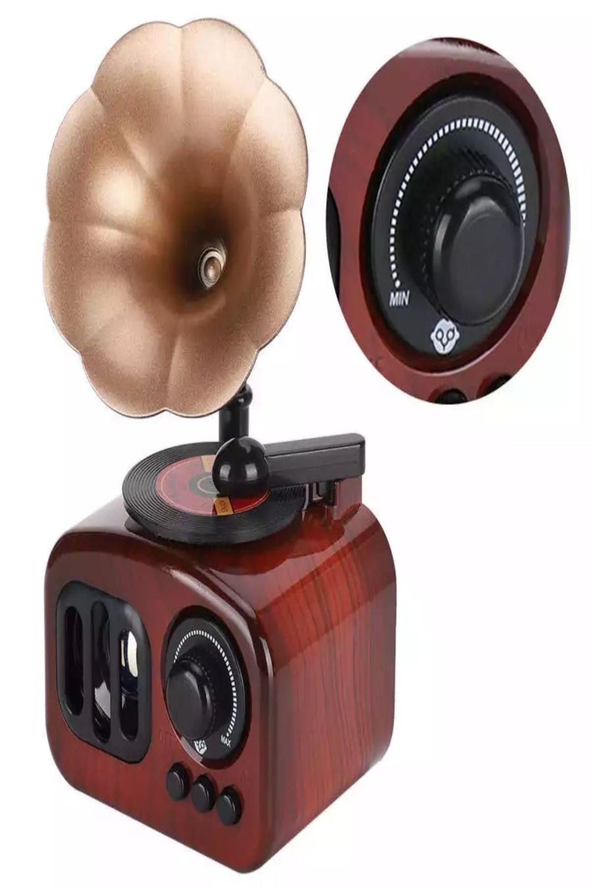 Nostalik Gramofon Müzik Kutusu