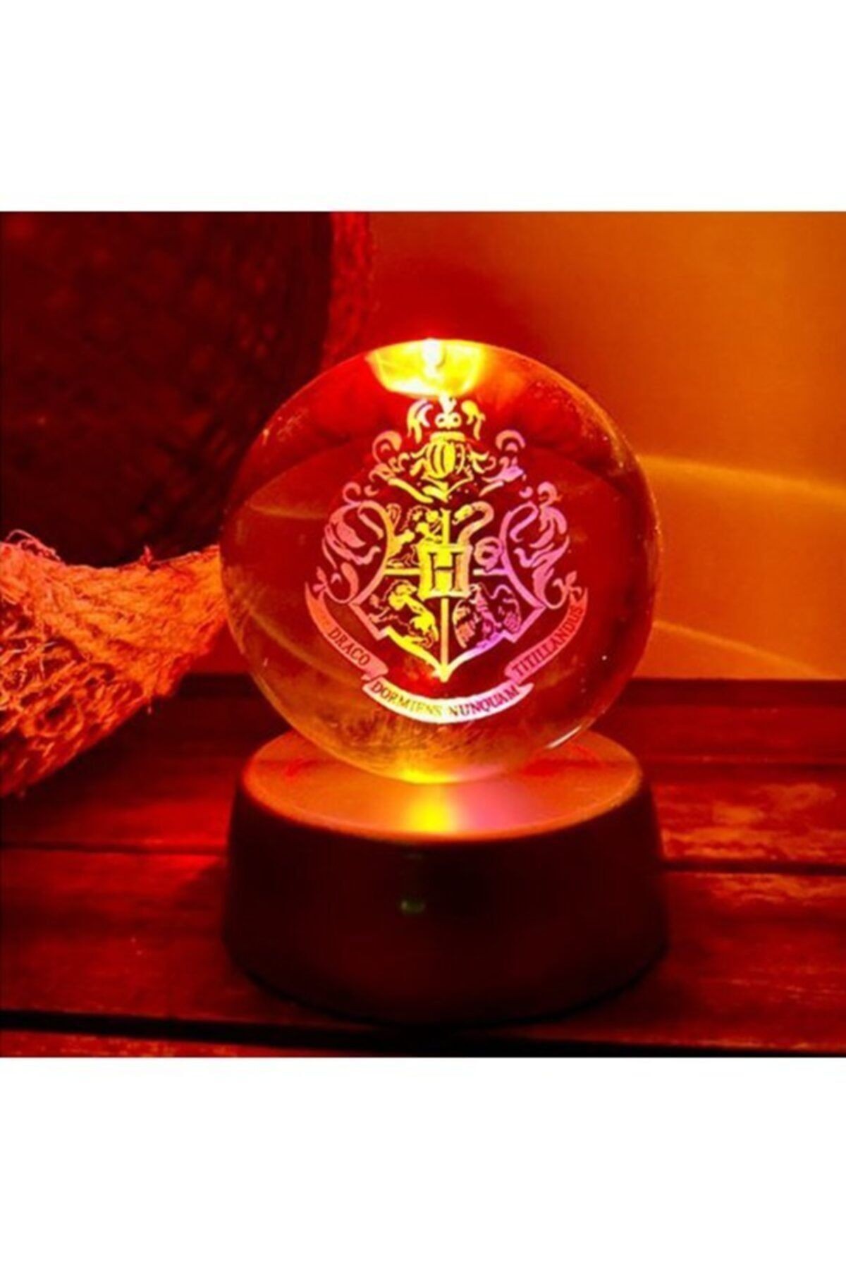 Harry Potter 3d Renkli Işıklı Cam Küre