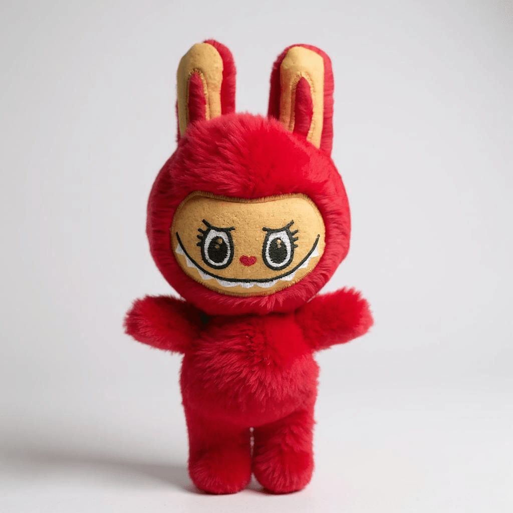 Mini Tavşan Kostümlü Labubu Peluş Oyuncak