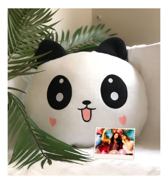 Kişiye Özel Sevimli Panda Peluş yastık 35*35cm